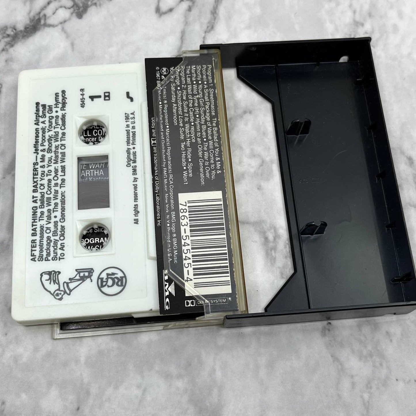 JEFFERSON AIRPLANE AFTER BATHING AT BAXTERS Cassette Tape TD9-55