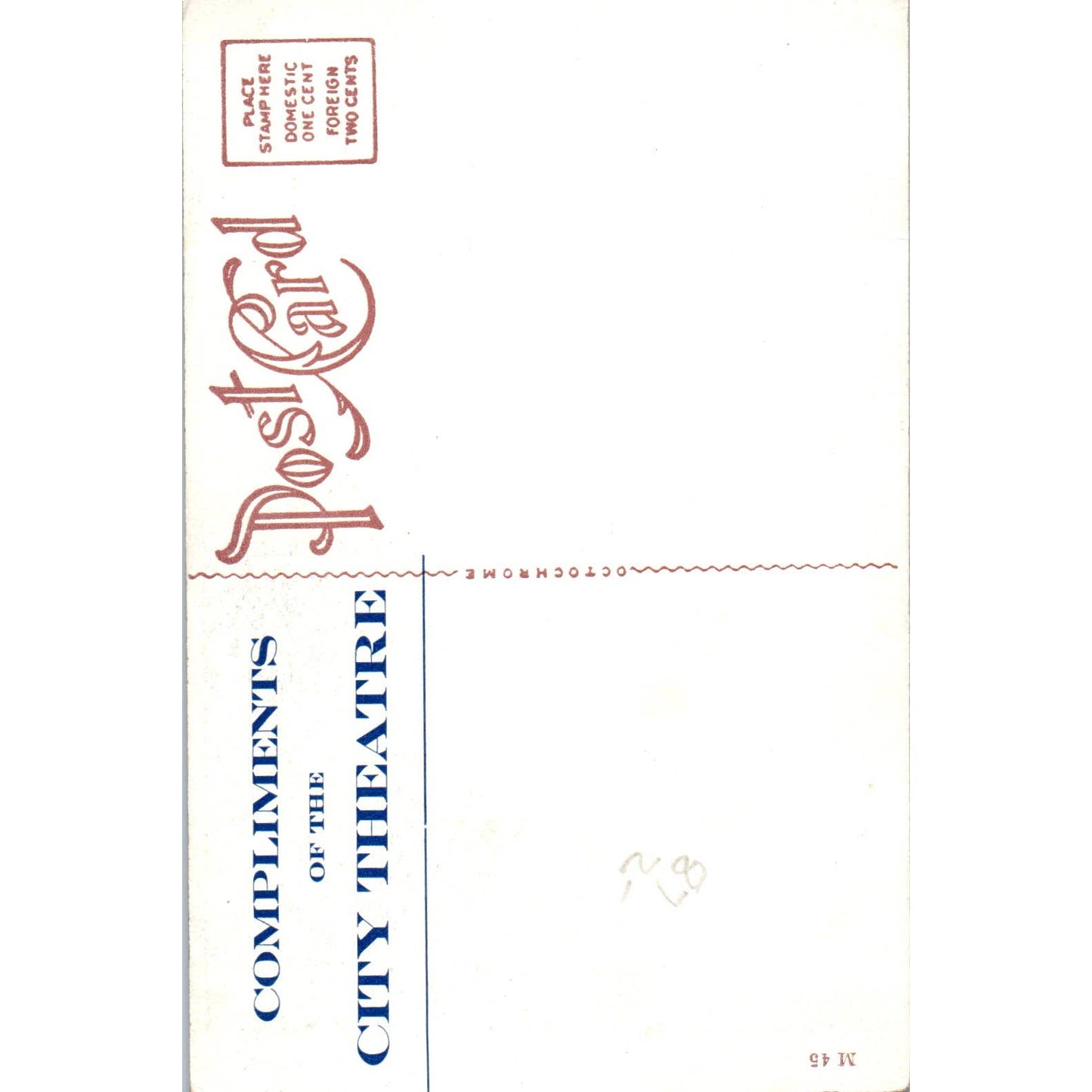 William Garwood City Theatre Movie Star Photo Portrait Original Postcard TK1-25