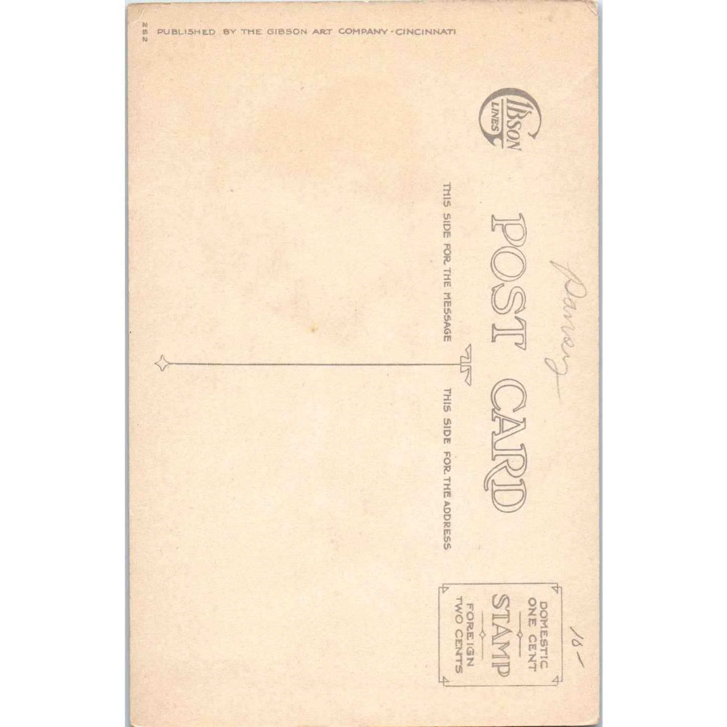 Birthday Face in Flower Purple Pansy c1910 Original Postcard TK1-27