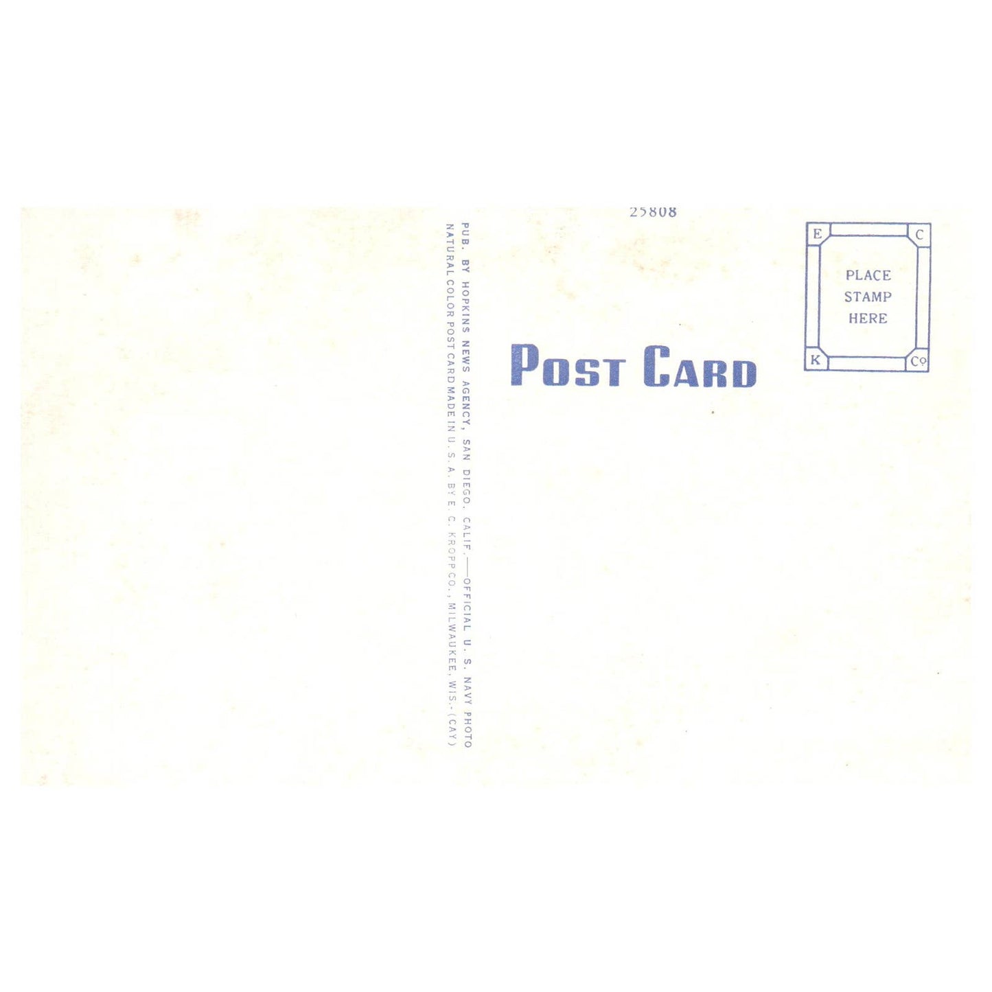 US Motor Torpedo Boats - Original Postcard TJ8-5