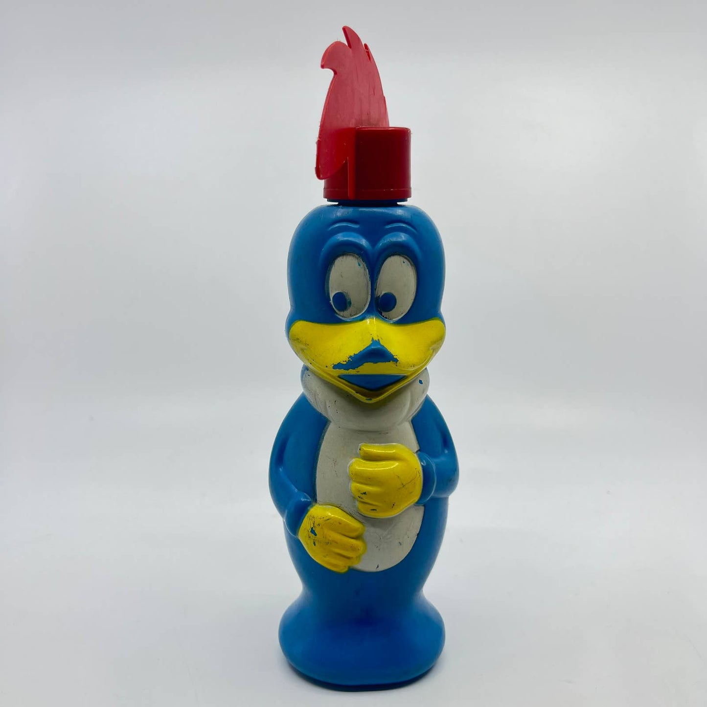 1960s Woody Woodpecker Soaky Colgate Bubble Bath Bottle Toy TE5