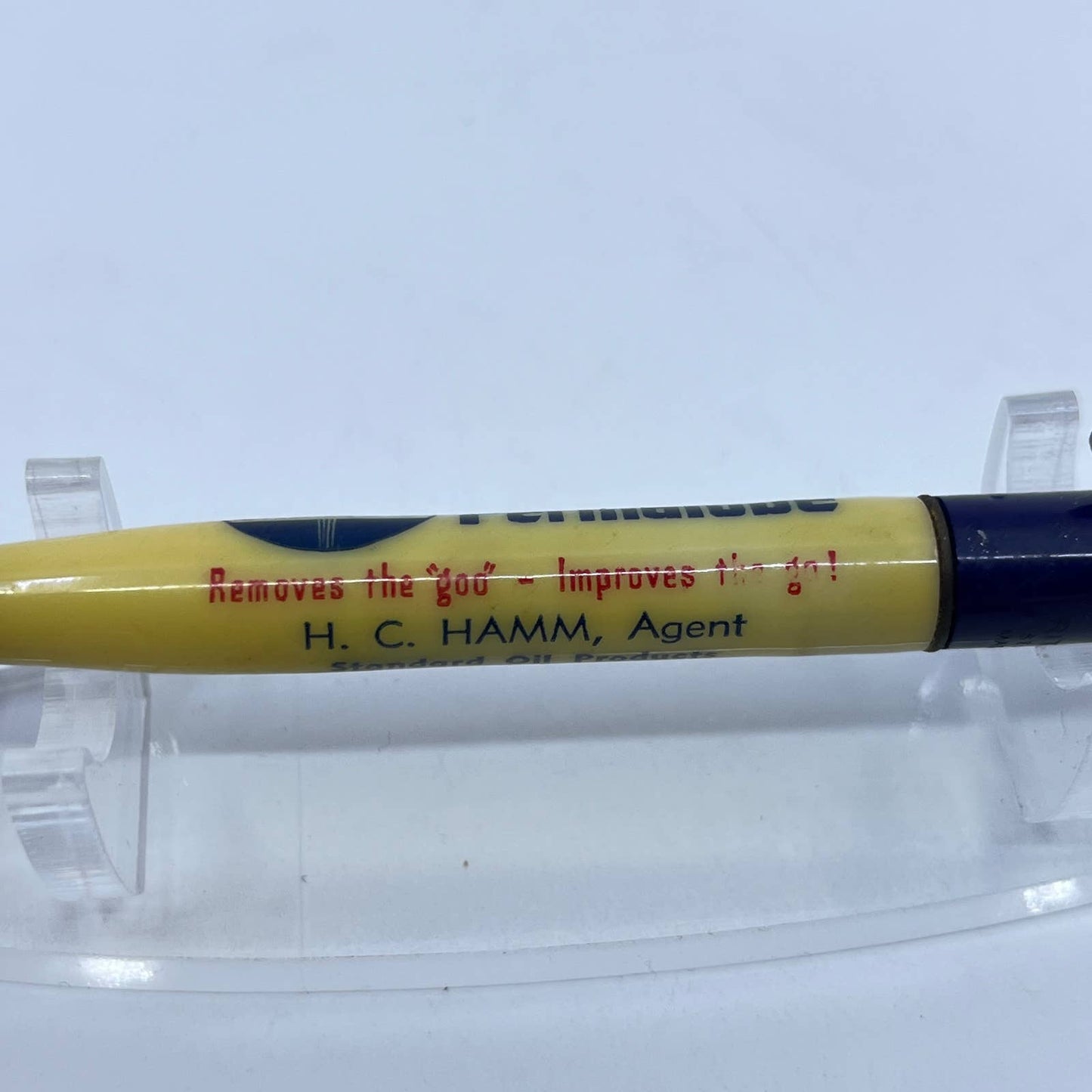Vintage Mechanical Pencil Standard Oil Permalube H.C. Hamm State Center Iowa SD7
