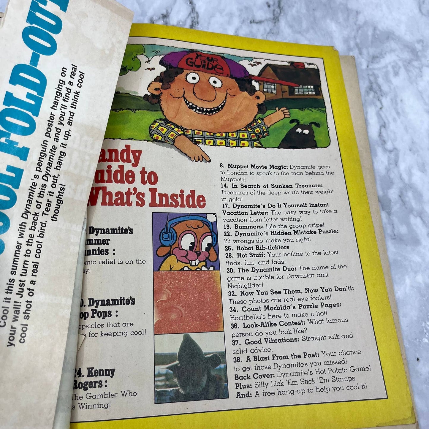 DYNAMITE magazine 1981 June #85 Vol 4 No.12 THE MUPPETS tv movies kids fun TJ4