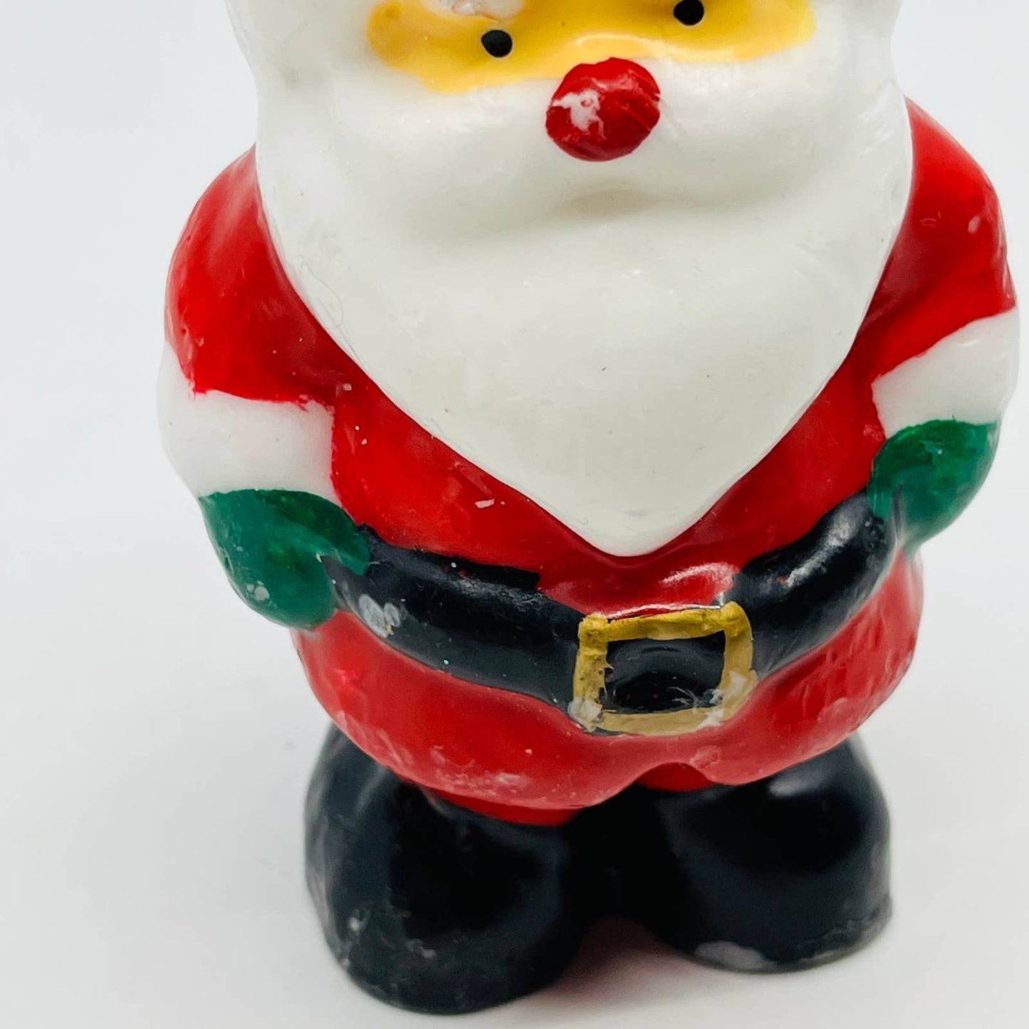 Rare 60s GURLEY? Large SANTA CANDLE Christmas Holidays Unused 5.5” TD4-2