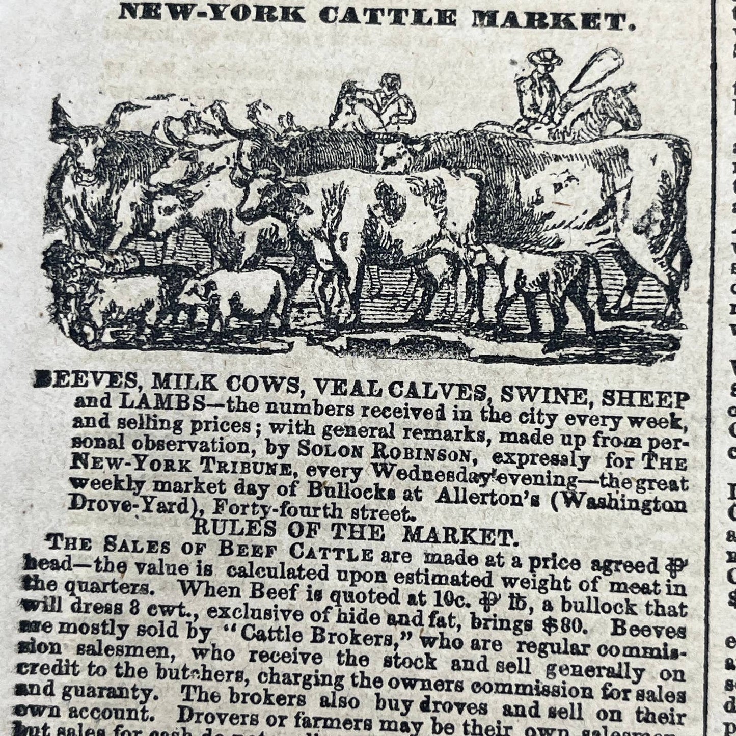 1857 Feb 28 Original New York Tribune - Minnesota Voted Admittance In Union FL4