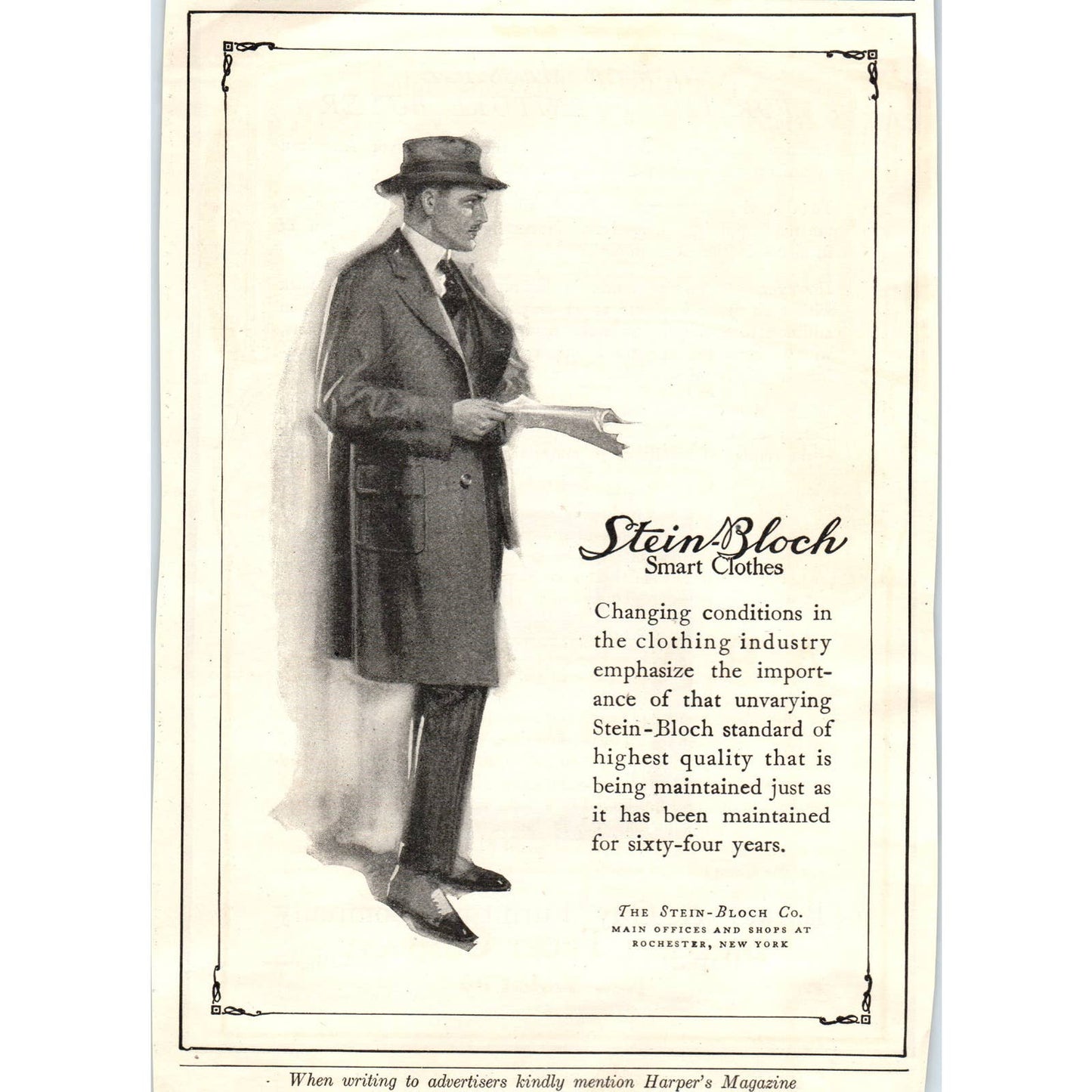 c1920 Harper's Magazine Ad Berkey & Gay Furniture Company Grand Rapids MI TF6-1