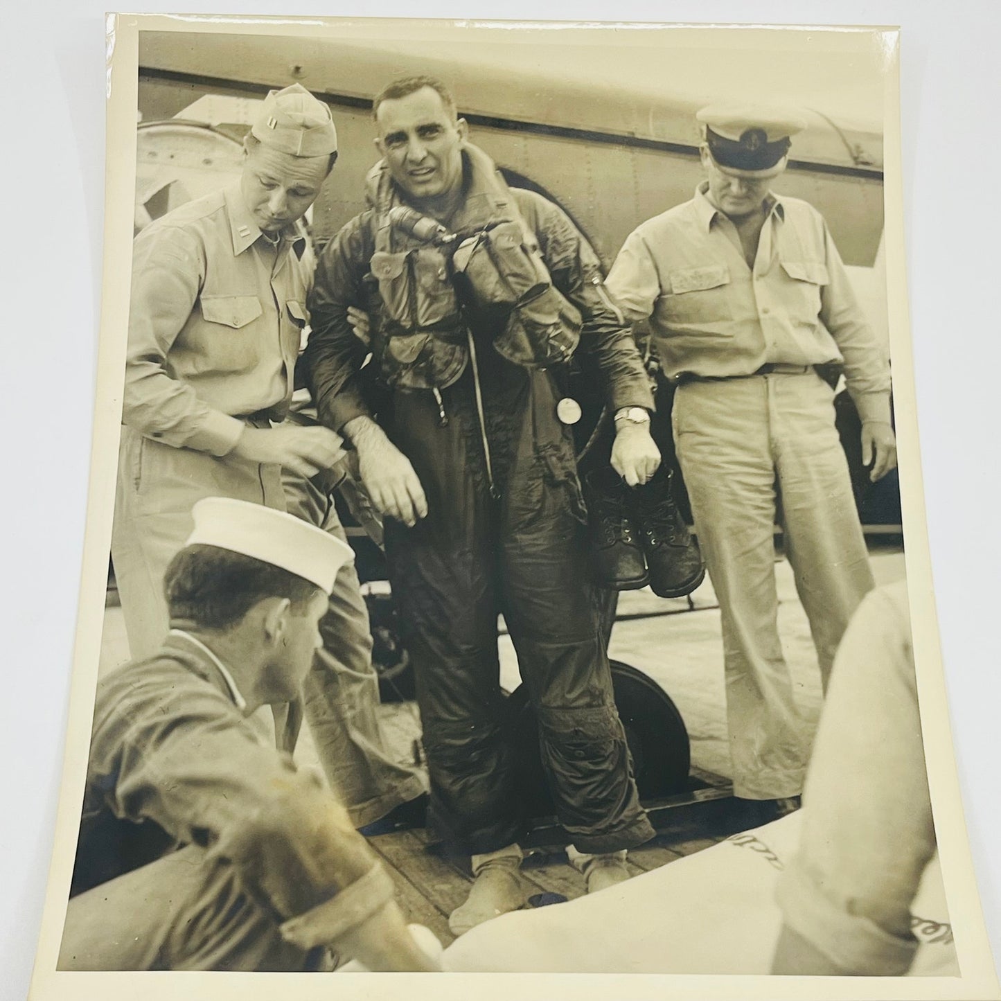 Early Gus Grissom Astronaut Photograph 8x10 V37-4