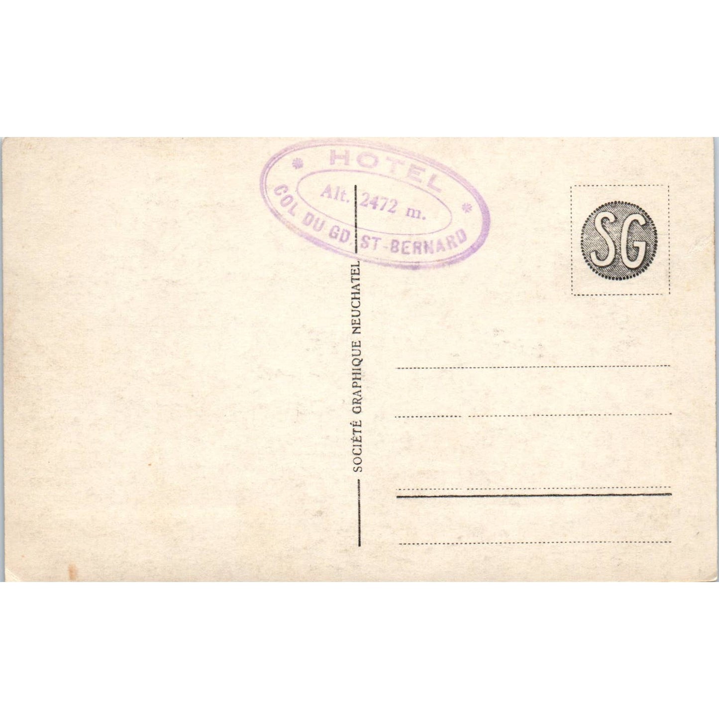 Saint Bernard Dog Litter Puppies Hospice Du Grand RPPC Original Postcard TK1-27