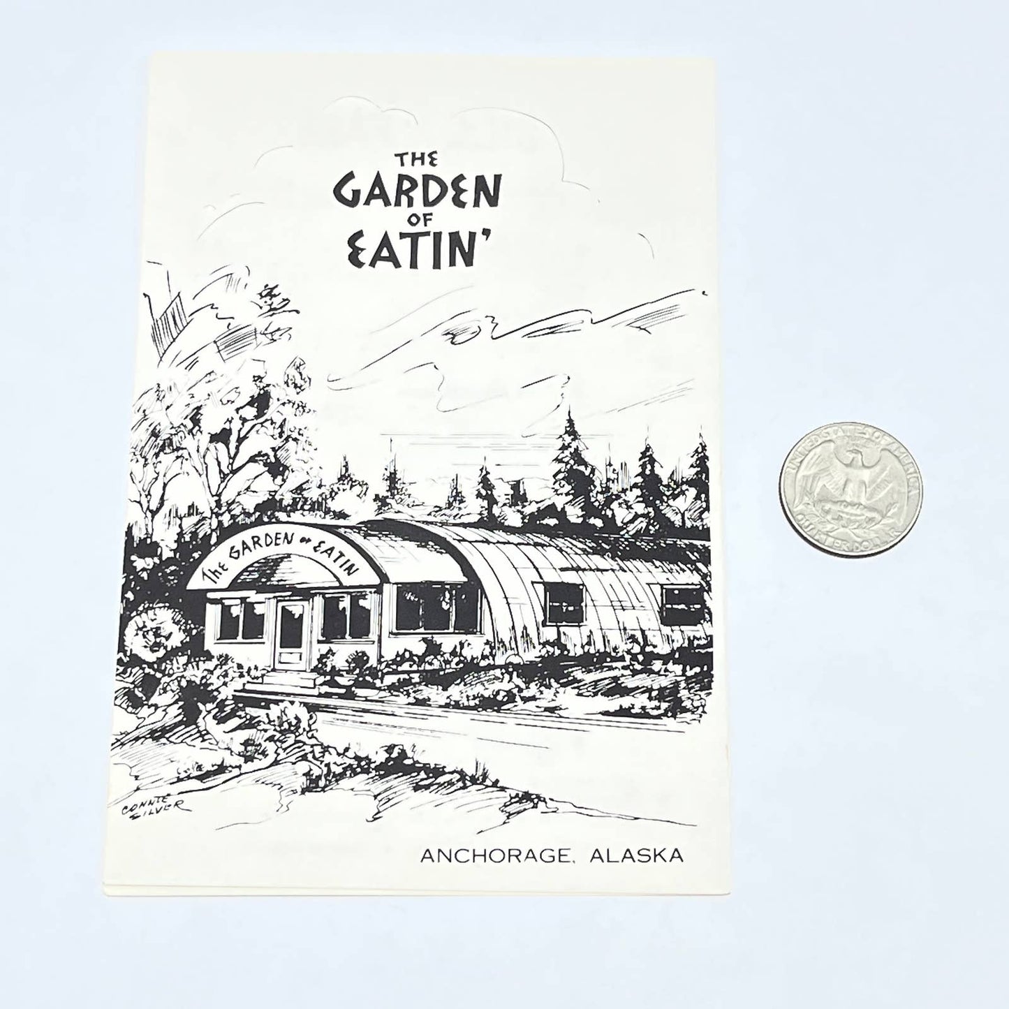 1960s The Garden of Eatin' Restaurant Menu Anchorage Alaska AC2