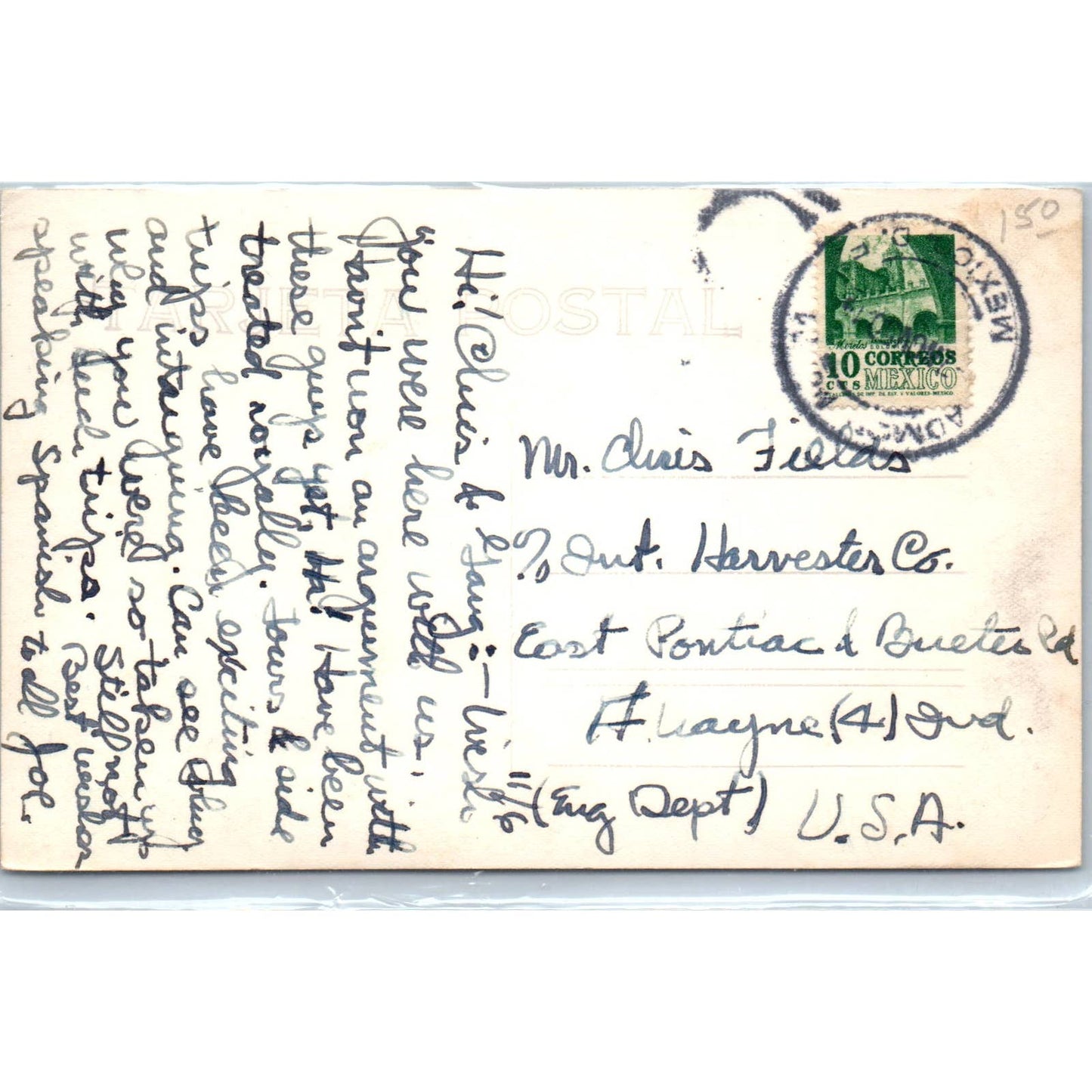 Pinotl Y Otros Jefes A Moctezuma La Llegada De Los Espanoles Postcard TJ7-MP