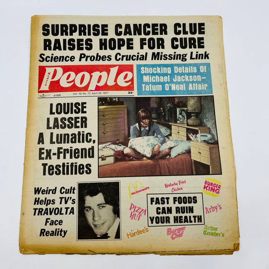 Modern People Tabloid 1977 John Travolta Michael Jackson Tatum O’Neal FL2