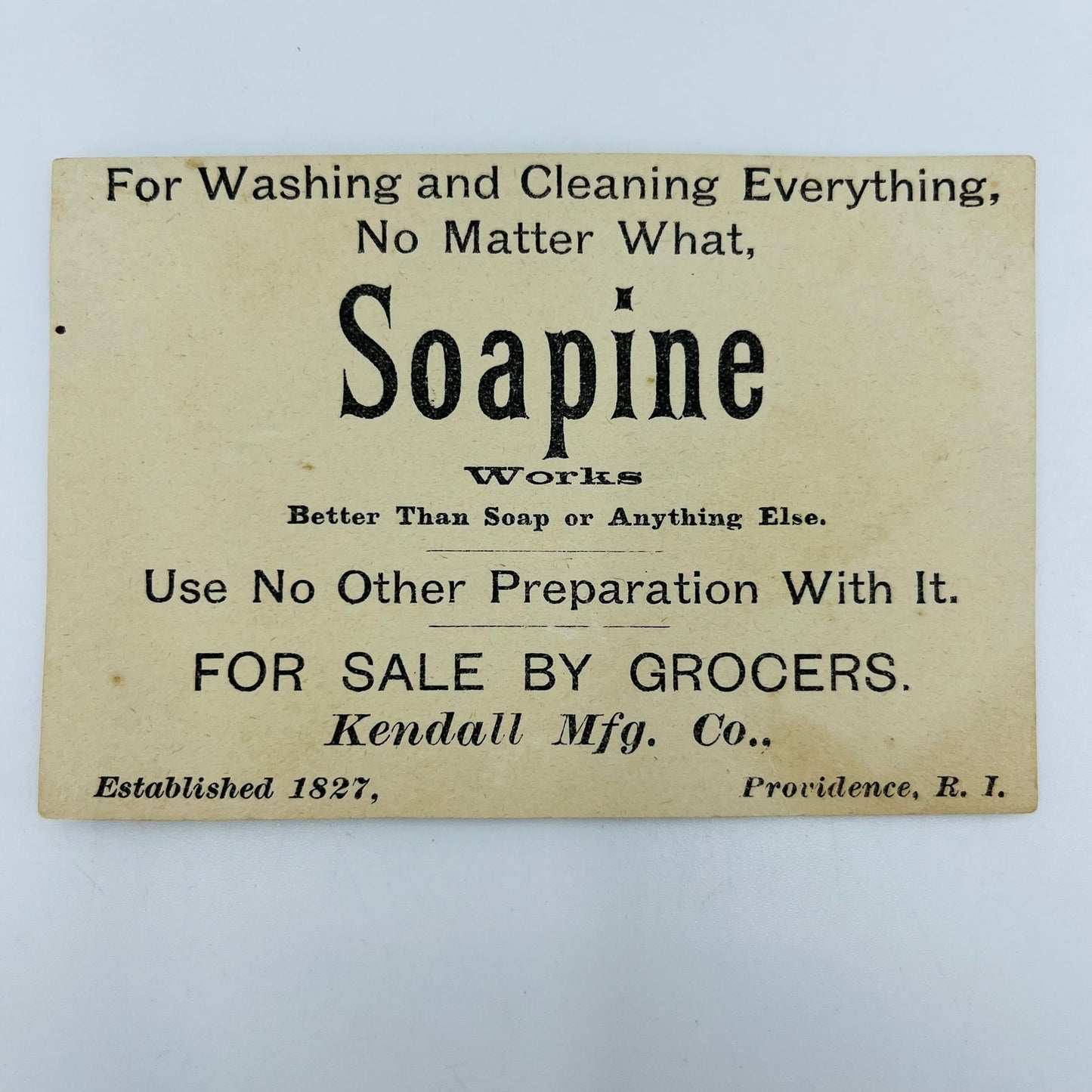 1880s Victorian Trade Card Soapine November Thanksgiving Rabbit Hunting SAH9-M11