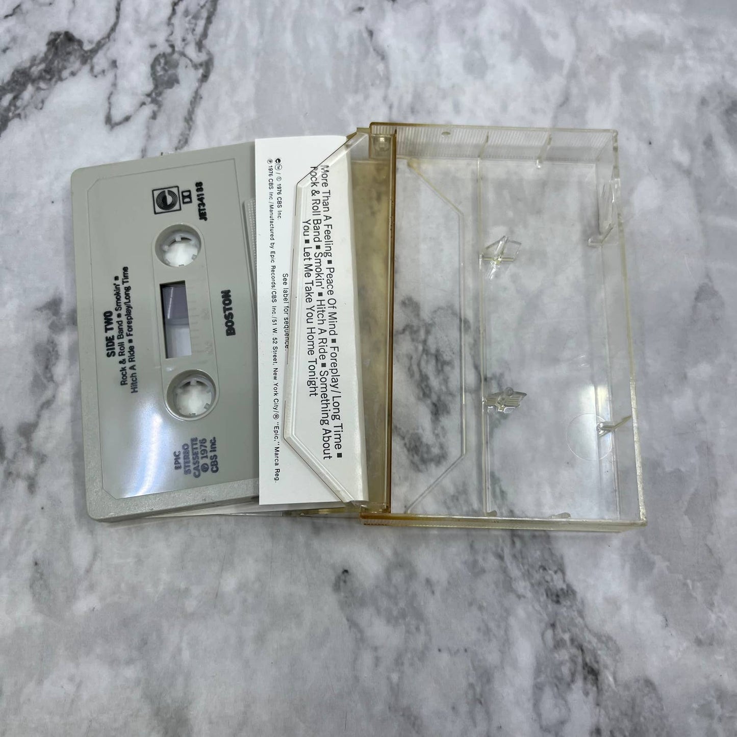 Boston Boston Self Titled Cassette Tape Epic Records 1976 Cassette Tape TD9-66