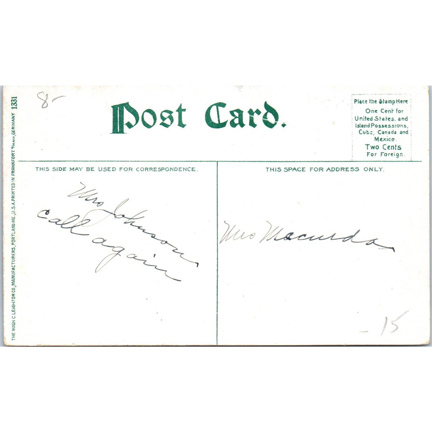 Antique Postcard Coal Boats at Point Bridge Pittsburgh PA TD9-P1