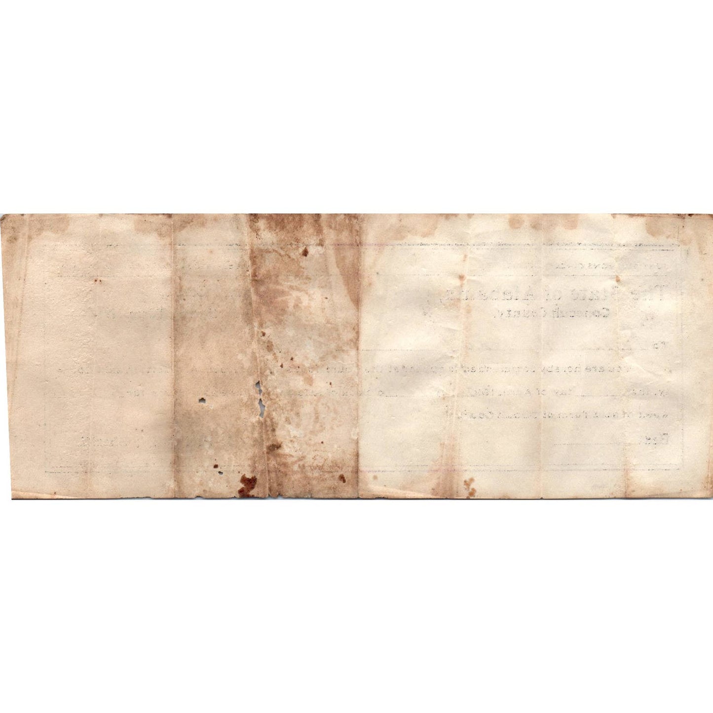 1910 Jury Duty Summons Alabama Conecuh County Jesse M. Peavy AD6