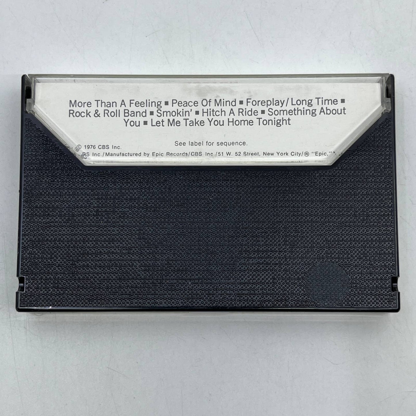 Boston - Boston Self-Titled Debut Cassette Tape Epic Records 1986 TD2