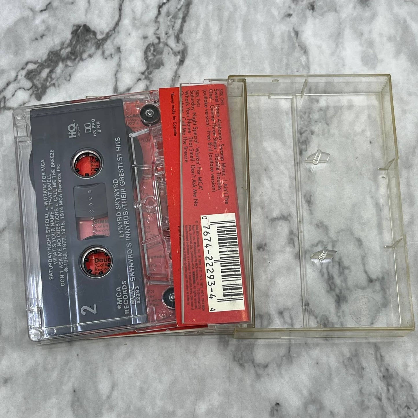 1989 Lynyrd Skynyrd Skynyrd's Innyrds / Greatest Hits Cassette Tape TH5-34