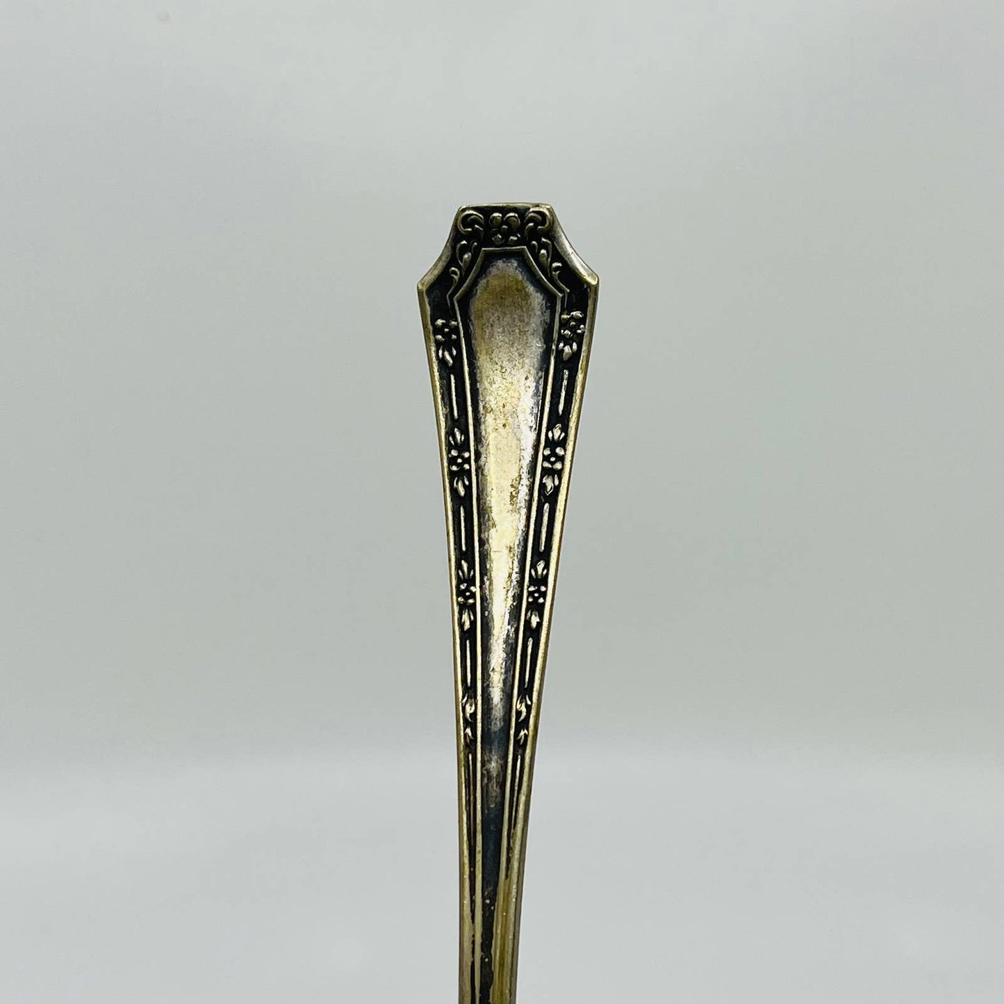 Fairfield Alpha Silver Plate Gumbo Spoon Set of 2 SB7-15