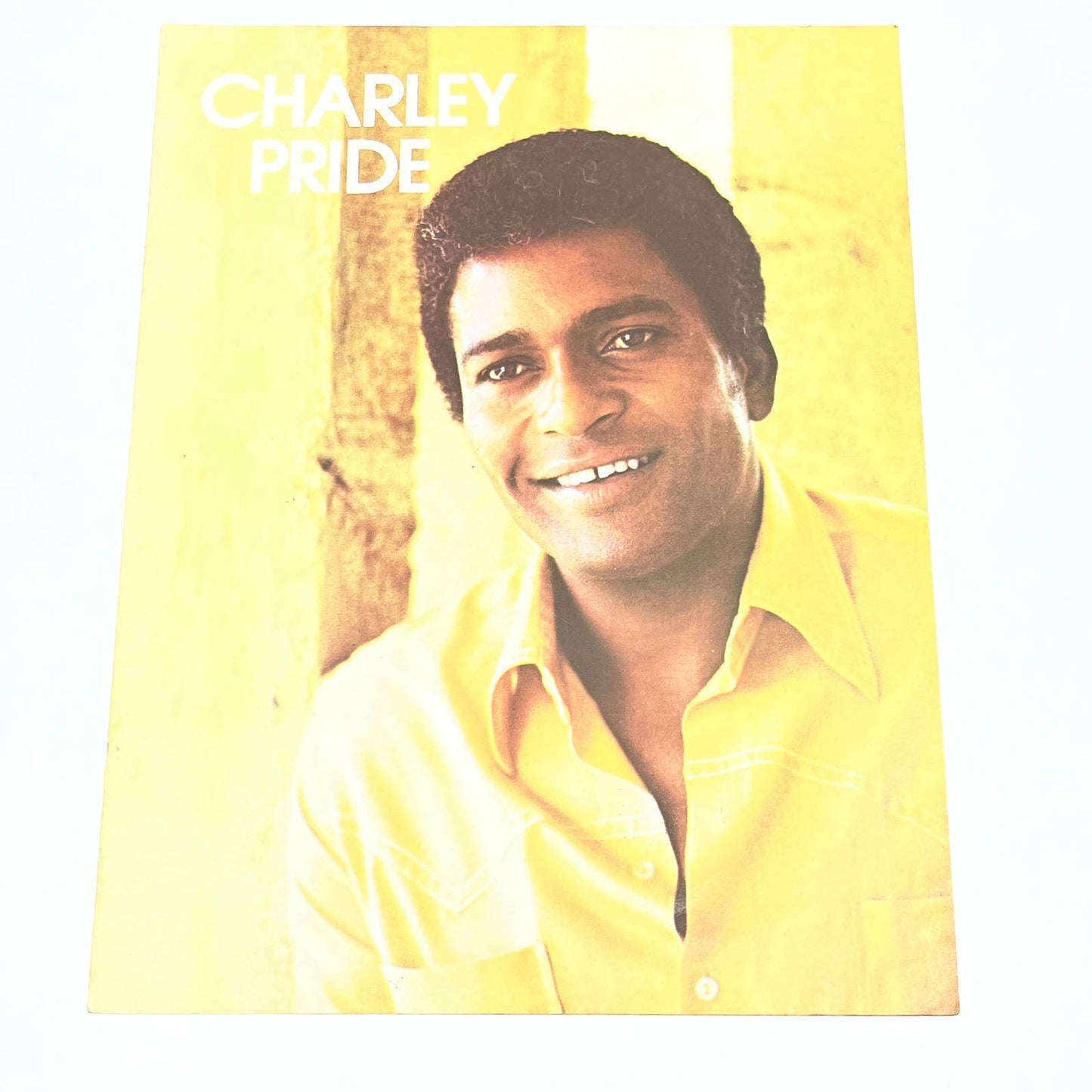 1973 Charley Pride Souvenir Book Program Collectible Grand Ole Opry TG4