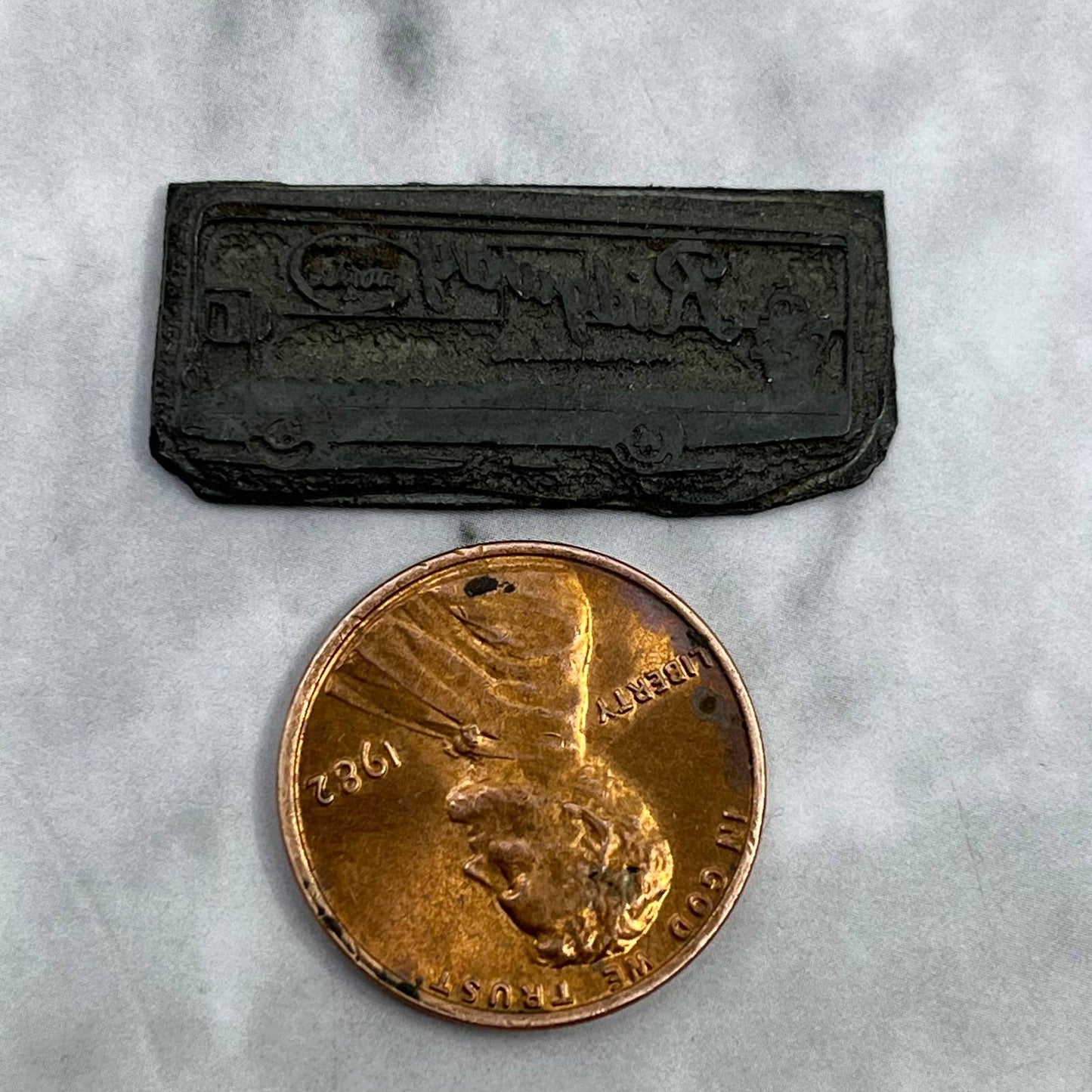 Vintage Printing Letterpress Printers Block Plate “Ridgway” SE829