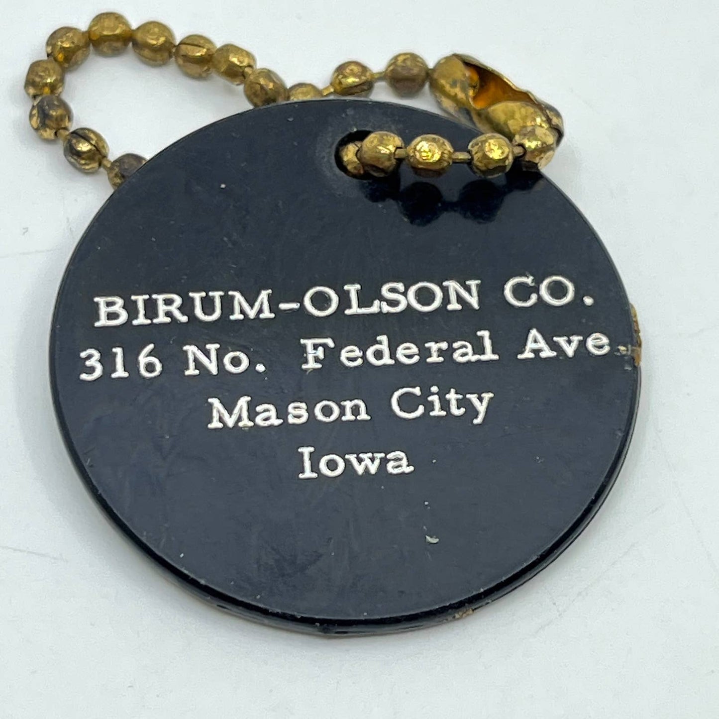 Vintage Key Chain BUICK Birum-Olson Co. Mason City IA Keychain SD5