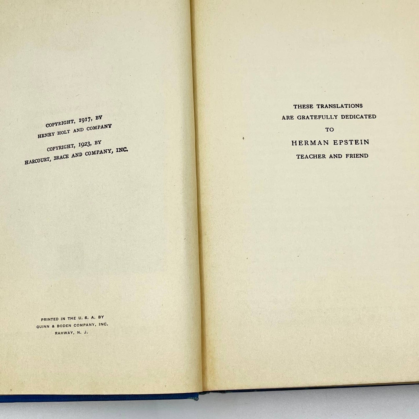 1923 Poems of Heinrich Heine Louis Untermeyer Selected and Translated TF2