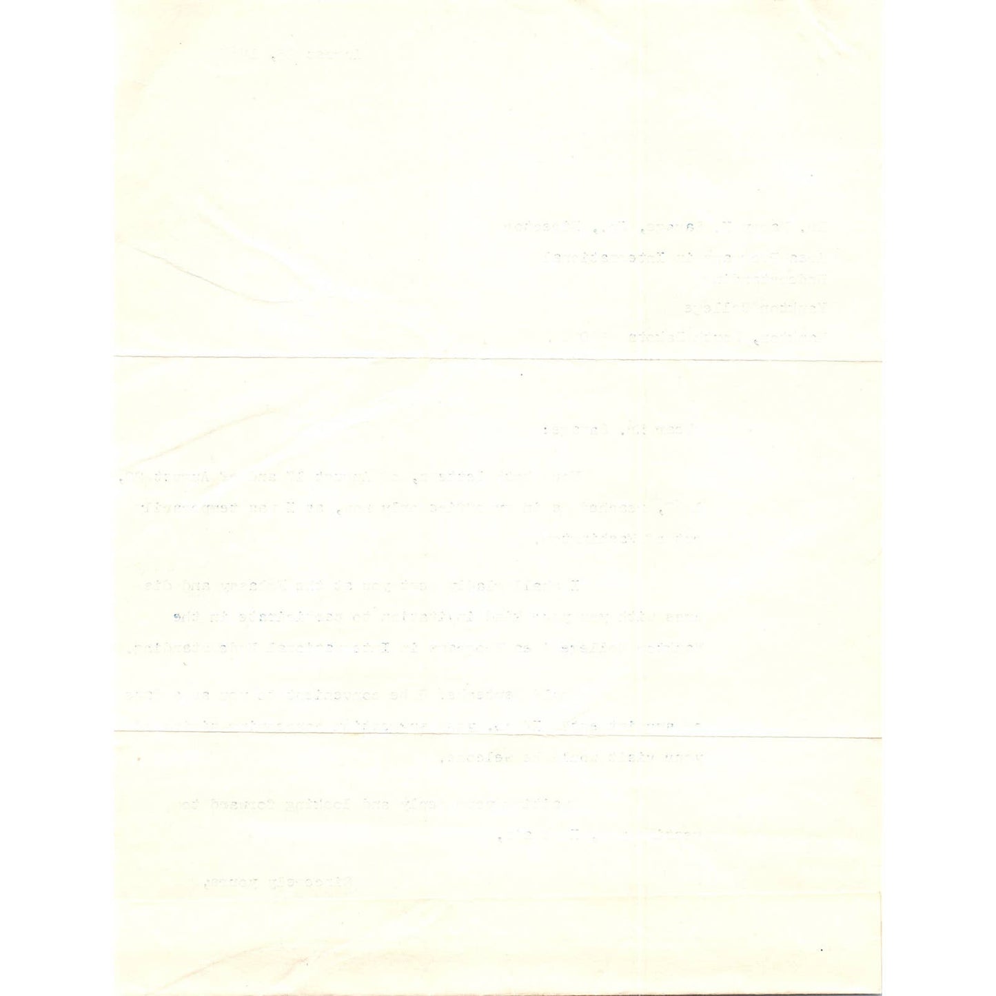 Embassy of The Polish People's Republic Letterhead Memo 1967 TK1-P7