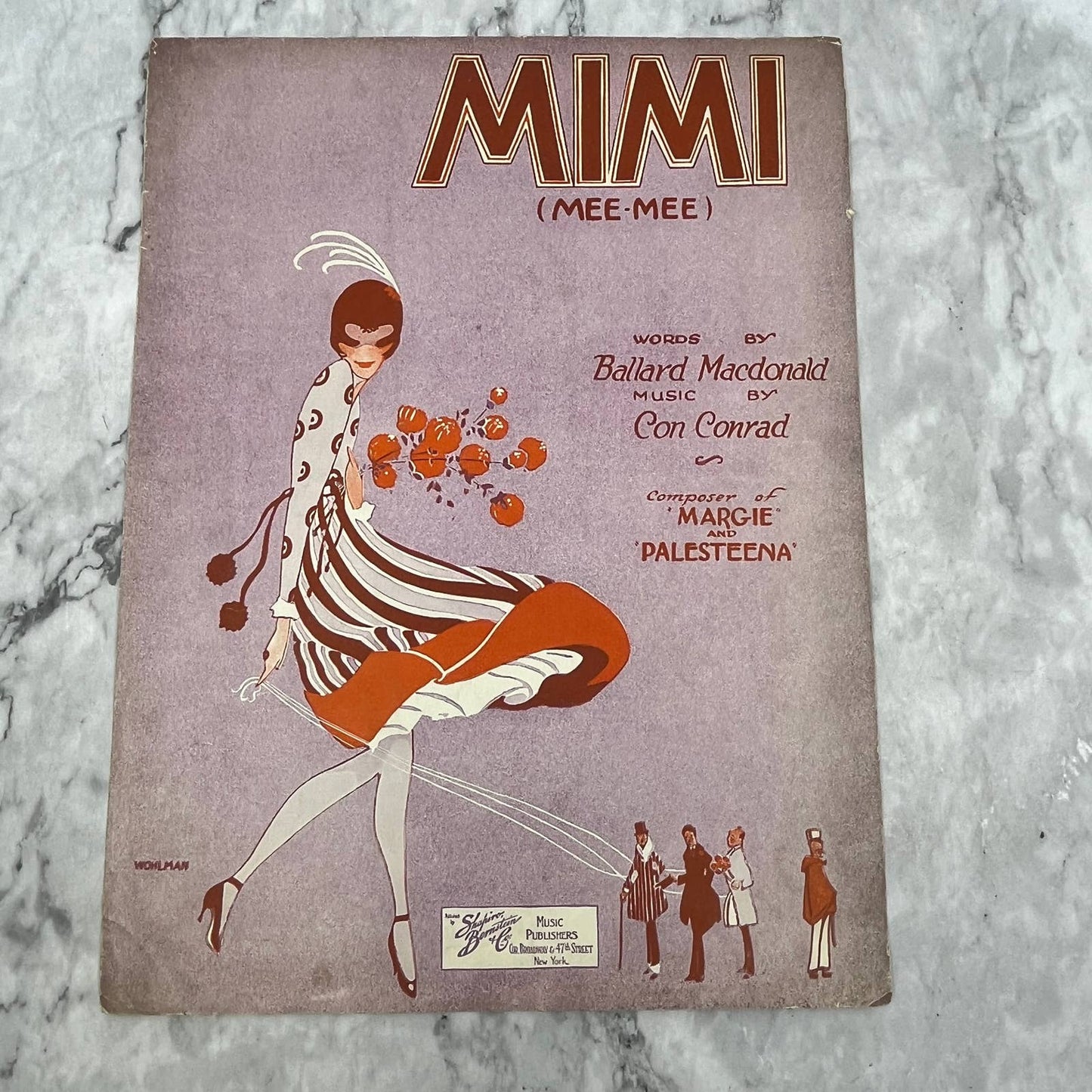 Mimi Ballard McDonald Con Conrad 1921 Sheet Music TK2-SM4
