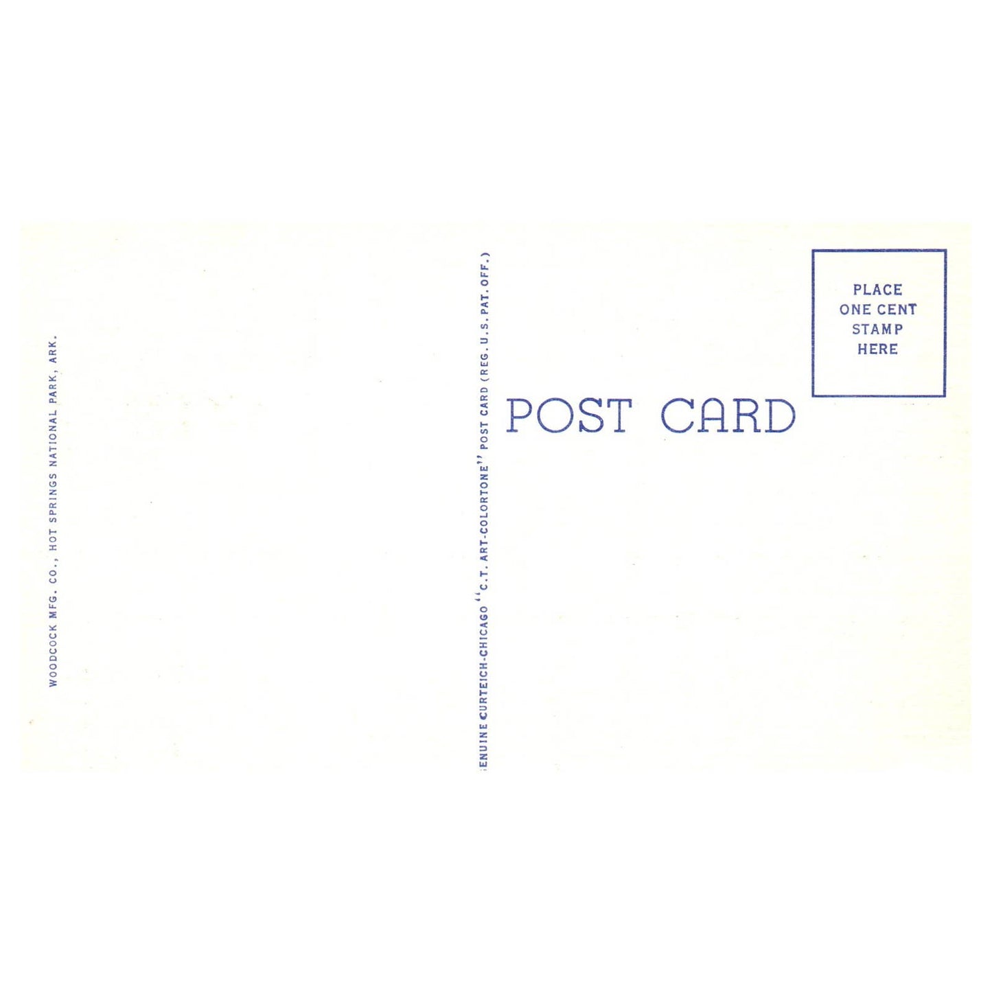 Hot Springs Arkansas Come Here to Change and Rest - Postcard TJ8-1