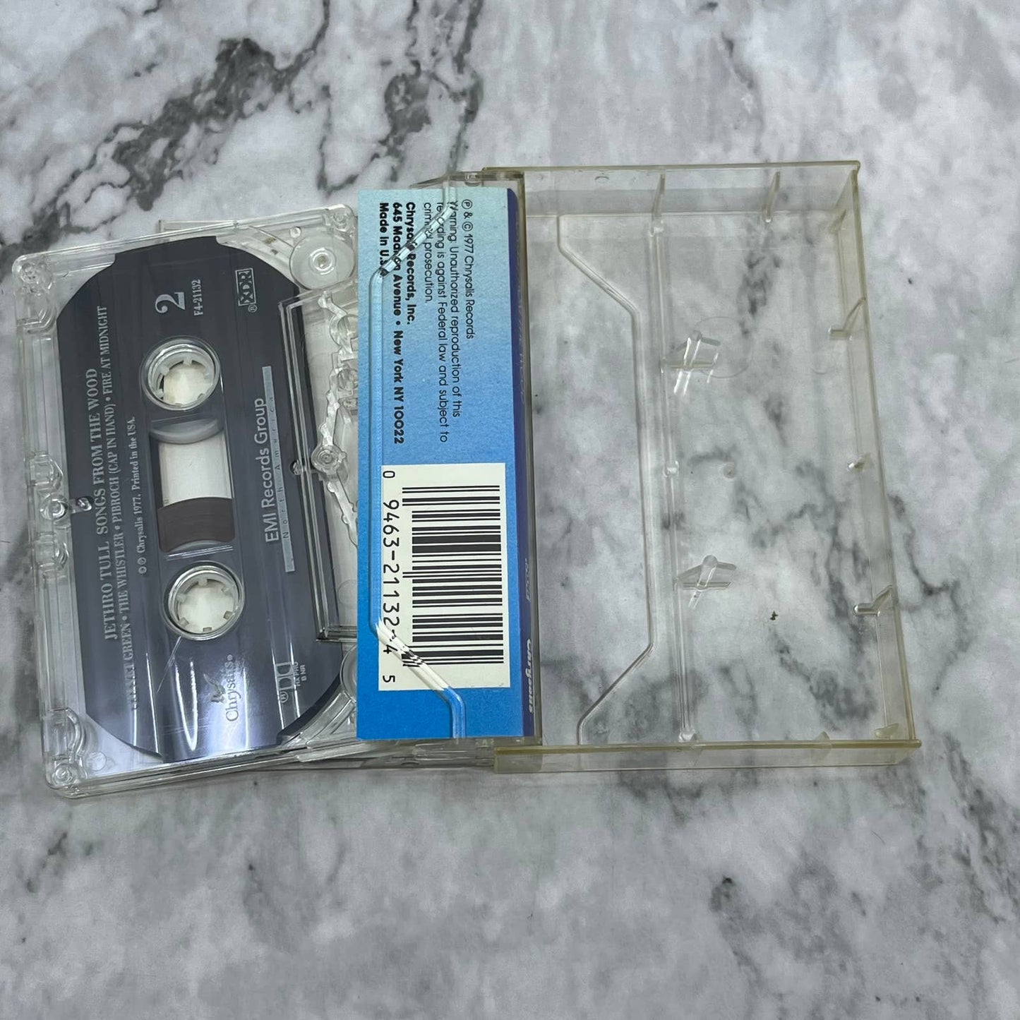 Jethro Tull Songs From The Wood 1977 Cassette Tape TC7-43