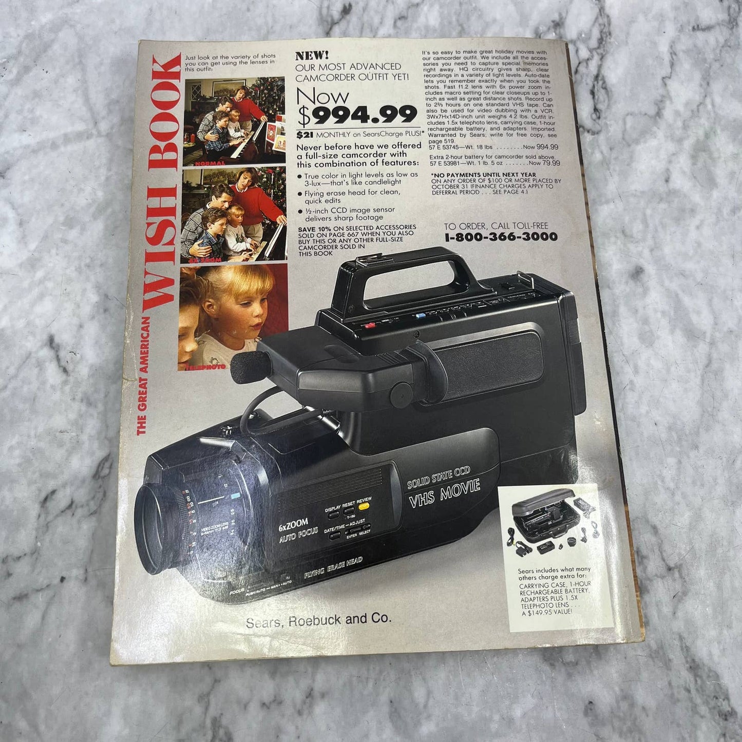 Sears Wish Book 1989 Christmas Catalog Barbie, Star Wars, Lego Nintendo S4