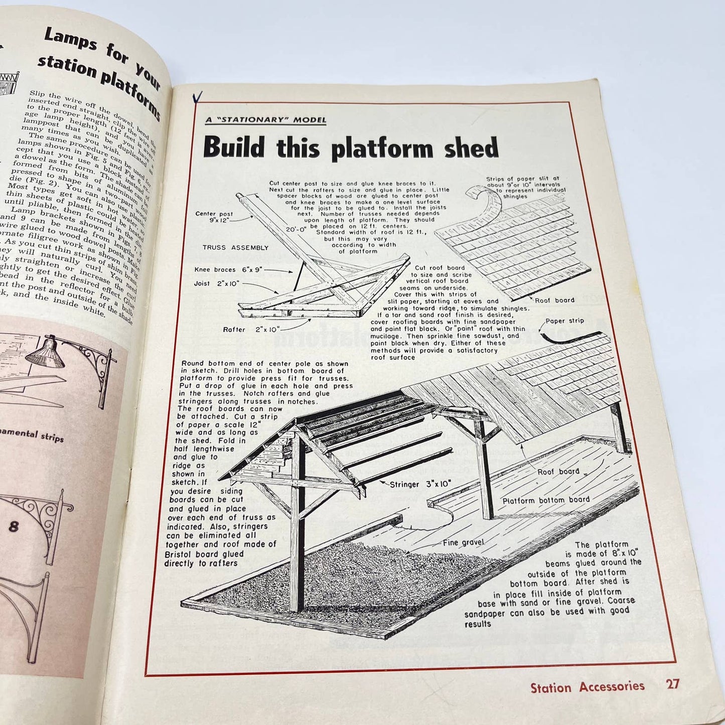 1960 Easy-To-Build Model Railroad Structures Model Train Library TF8
