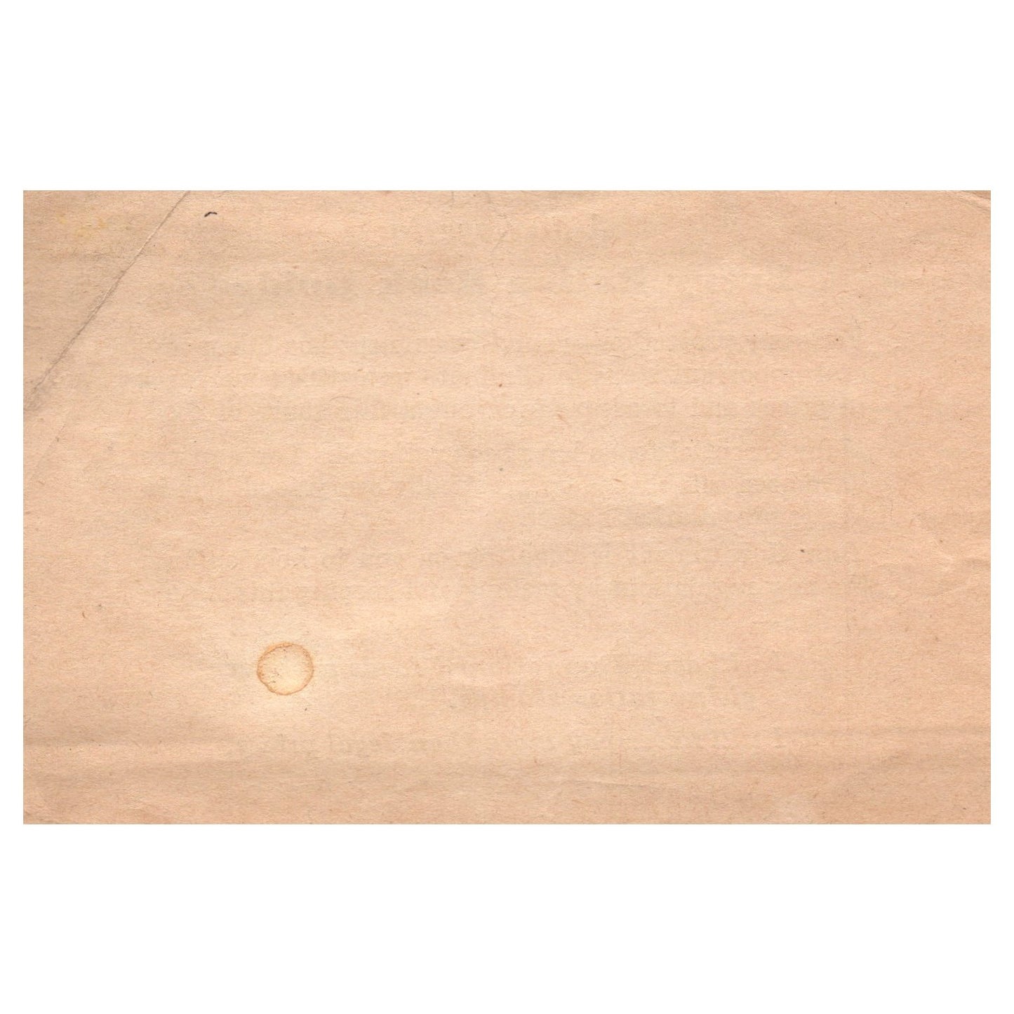 1916 WWI Ration Book Holder Message Card TH2-SF1