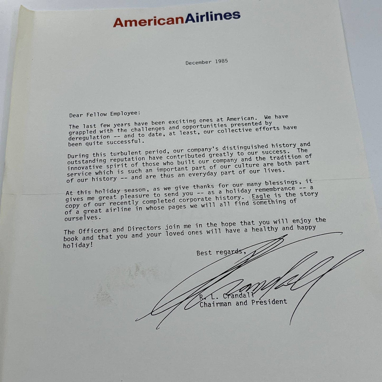 1950s-1980s Lot of Commercial Airline Ephemera American Airlines TC7