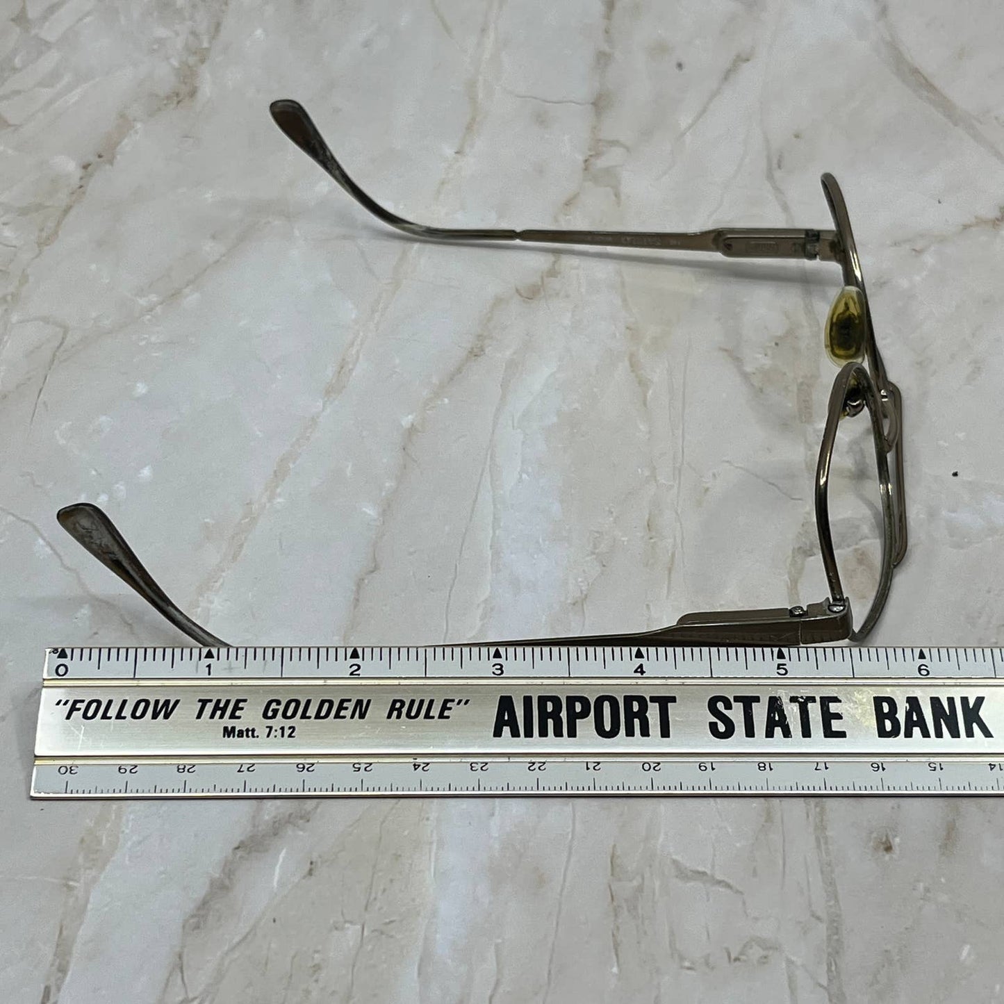 Safilo Elasta 3069 Italy Gold Tone Men’s Aviator Eyeglasses Frames TK2-G1-1