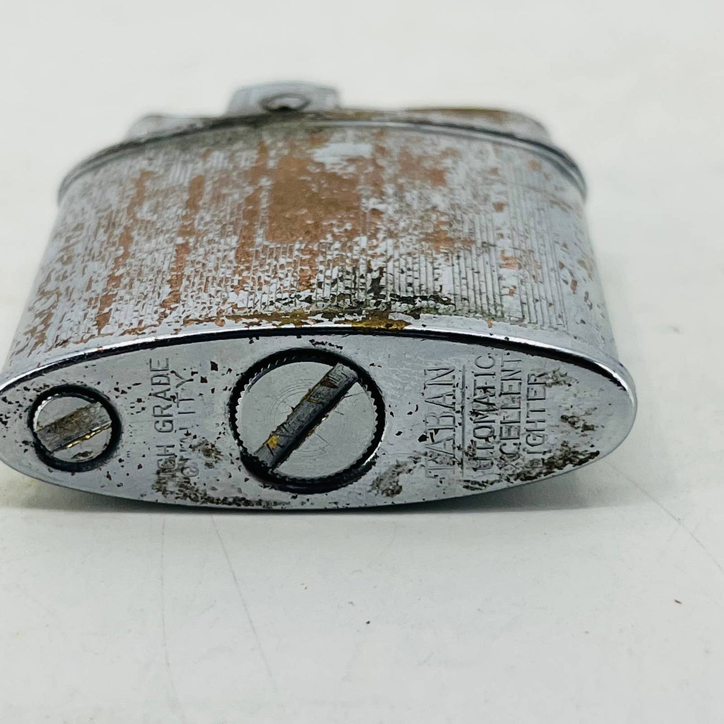 Vintage TABAN Automatic Cigarette Lighter Pinstripes SA8