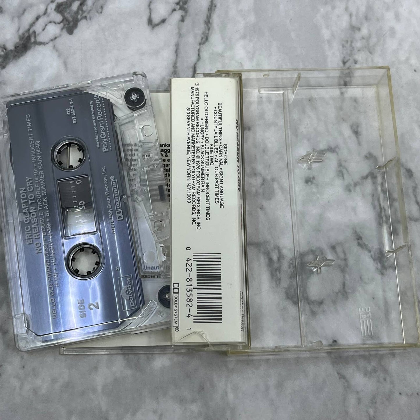 Eric Clapton No Reason To Cry Cassette Tape TI1-40