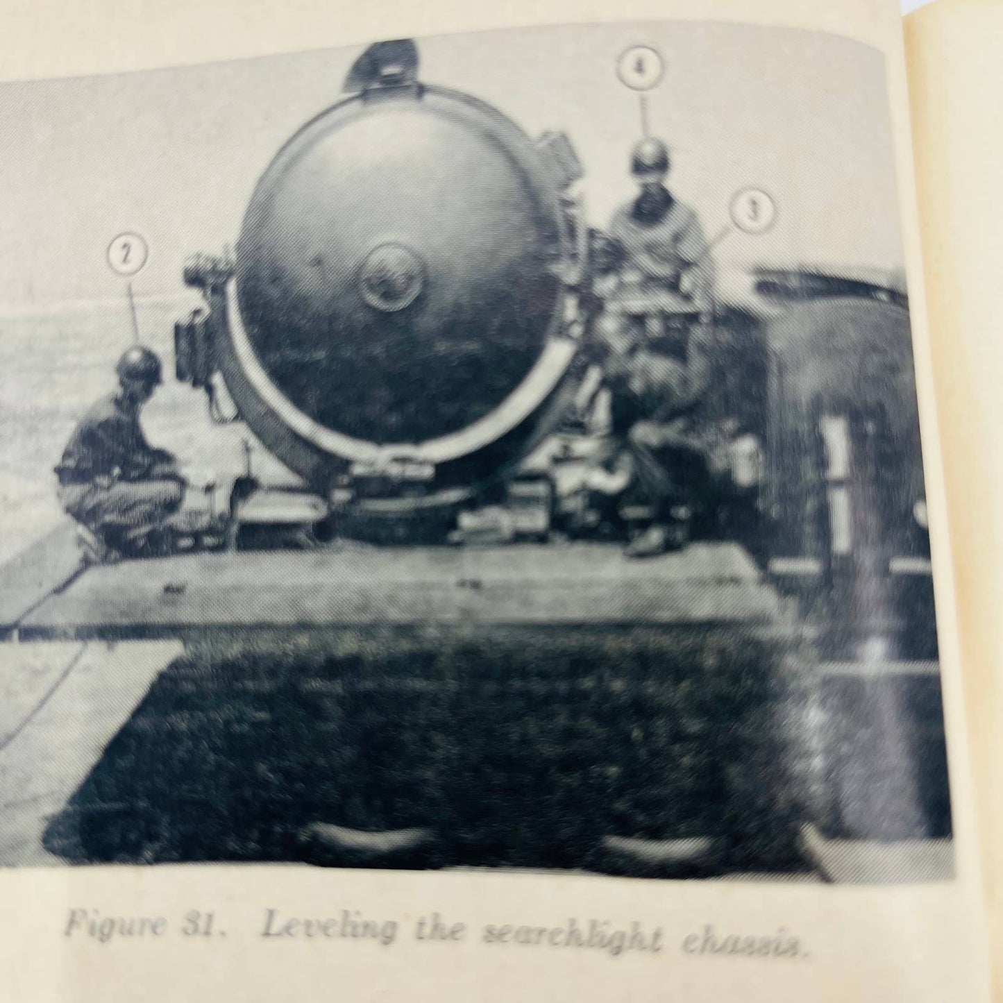 1956 Army Field Artillery Searchlight Battery FM 6-115 Field Manual No Cover BA2