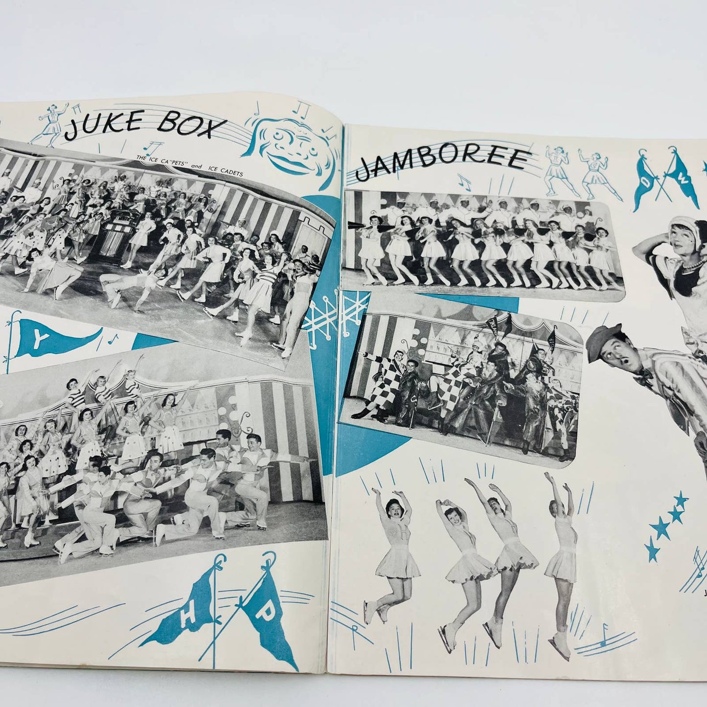 1952 ICE CAPADES souvenir program John H Harris Alan Konrad TD8