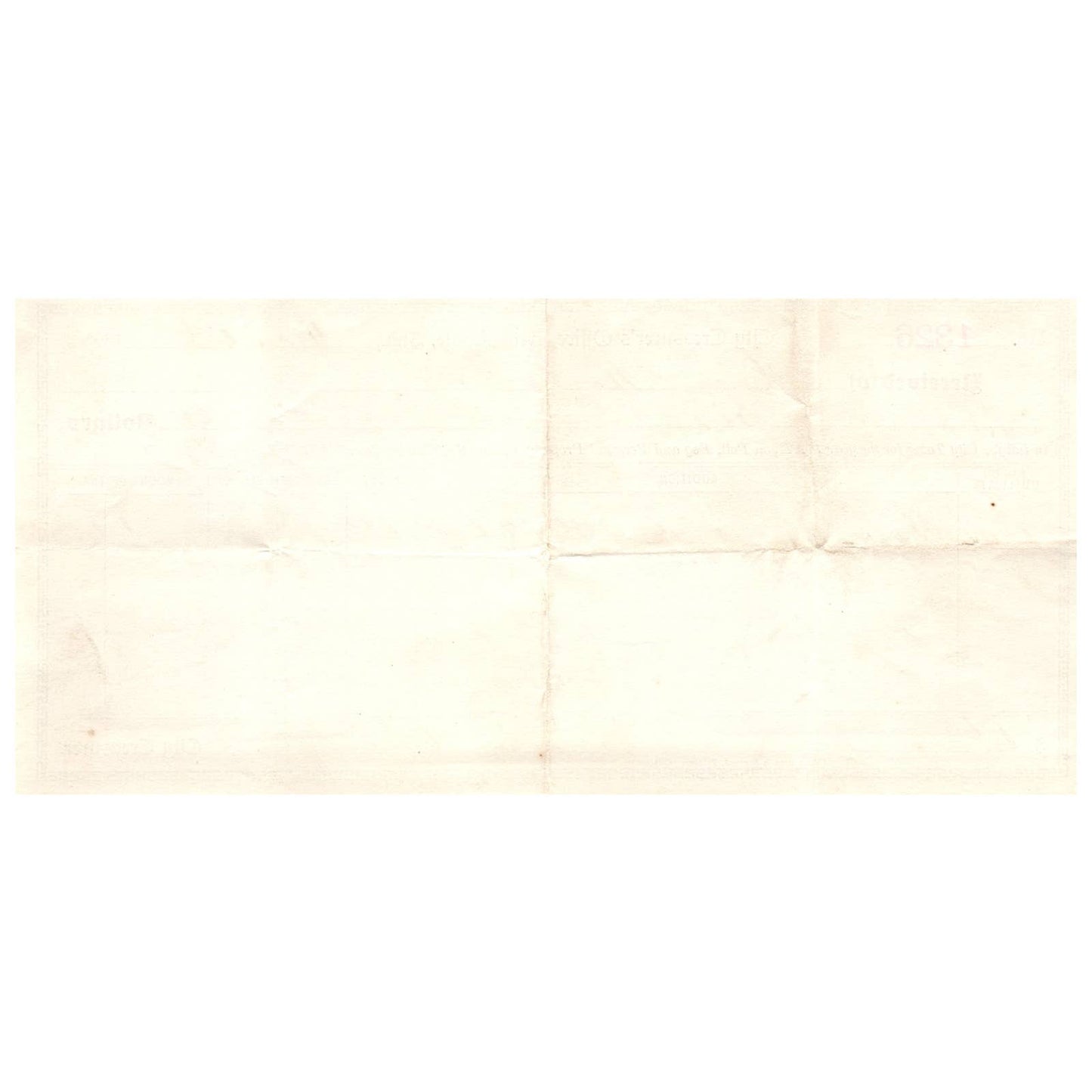 1890 Kendallville IN Treasurer's Office Receipt Henry Richard John Harding AD8