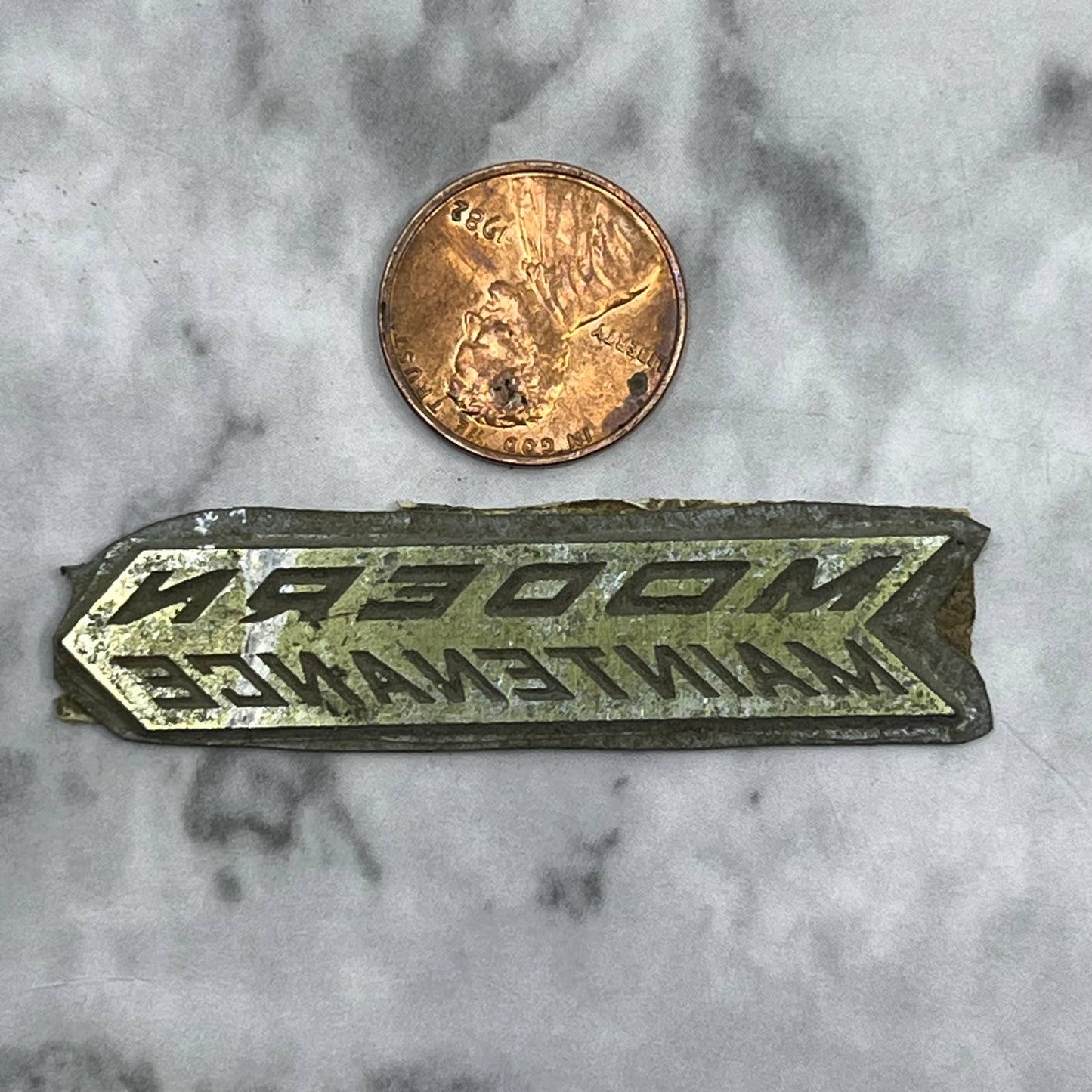 Vintage Printing Letterpress Printers Block Plate Modern Maintenance TJ58