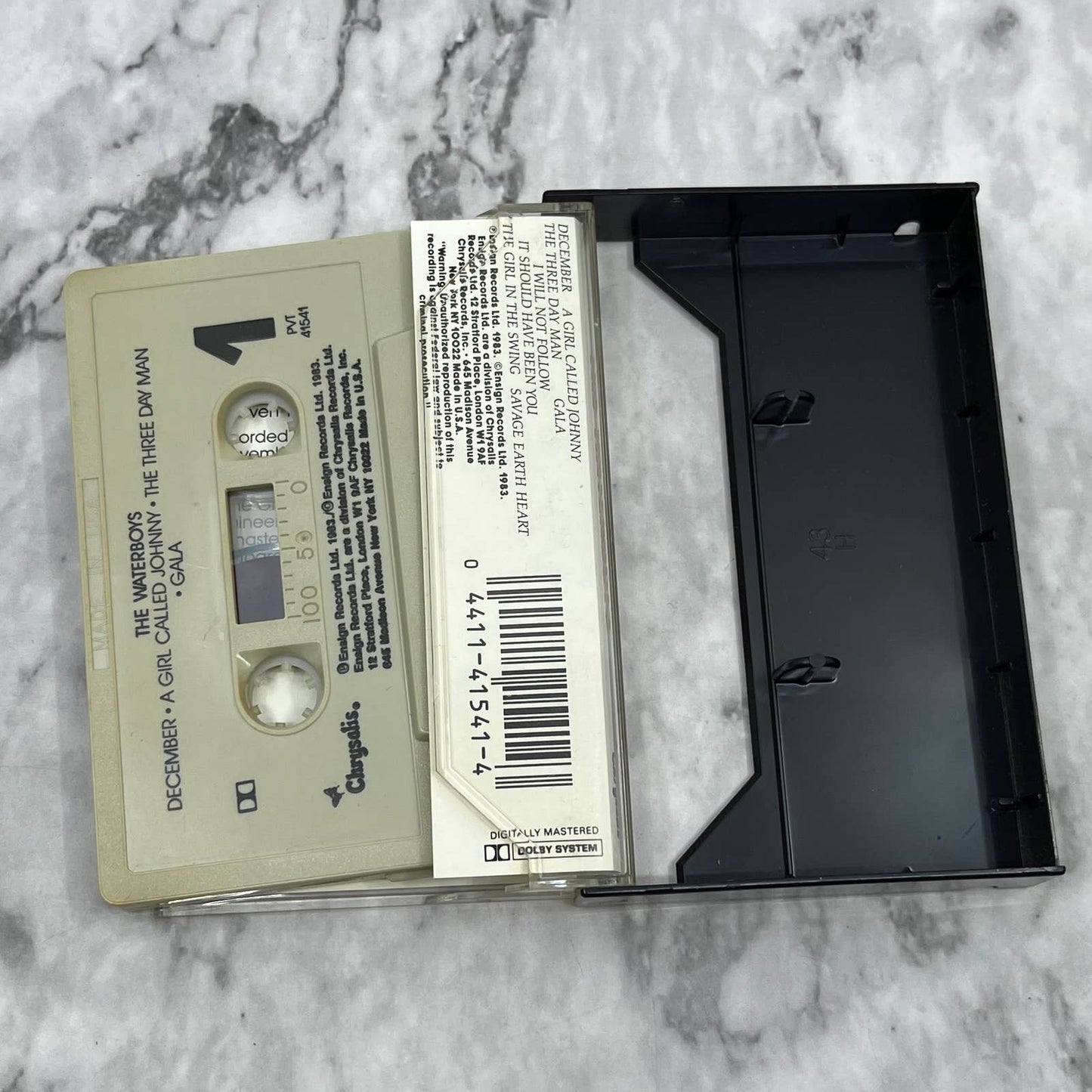 The Waterboys Self Titled Rare 1983 Cassette Tape TC7-49