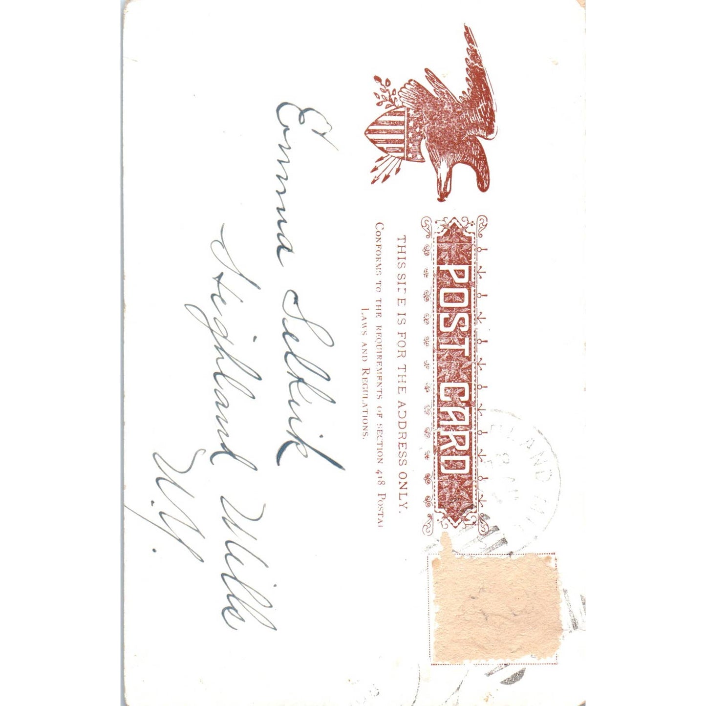 Victorian Valentines Day c1905 - Original Postcard TJ7-RP3