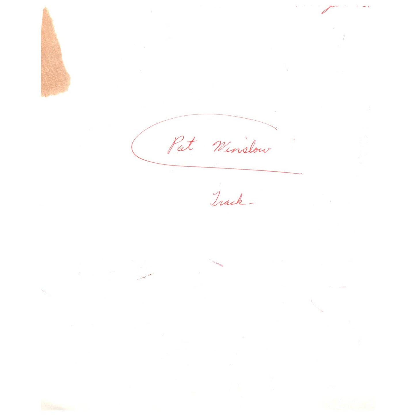 1950s Original Press Photo Track and Field High Jump Pat Winslow ~6x8" AD2