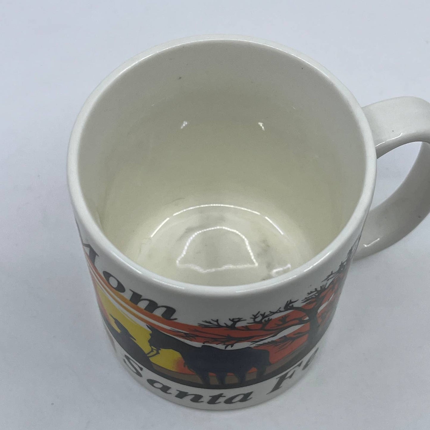 1980s Retro Santa Fe Mom Western Cowboy & Sunset Coffee Mug Cup TC3
