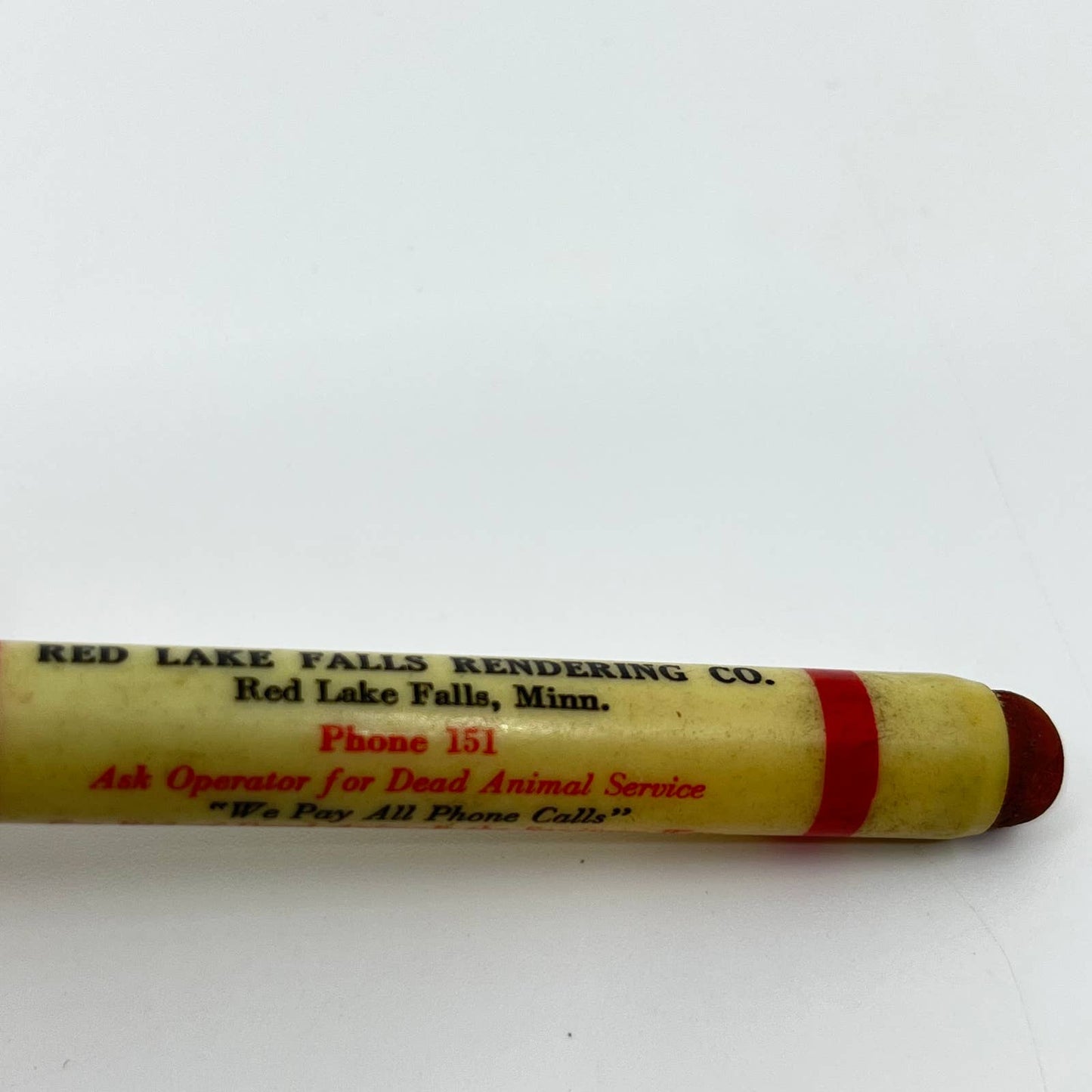 Bullet Pencil Red Lake Falls Rendering MN “Get Rid of Dead Animals” SC3