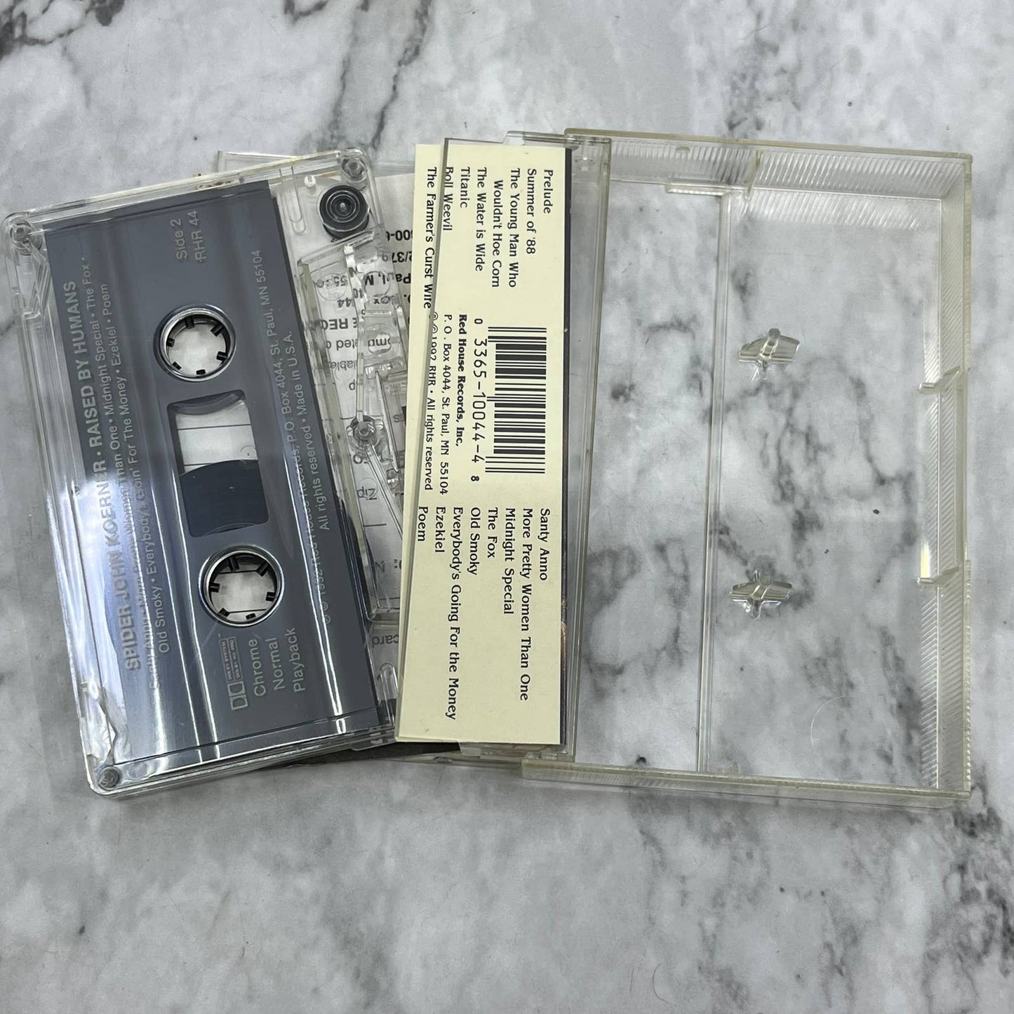 Raised By Humans by Spider John Koerner Cassette Tape TJ6-75