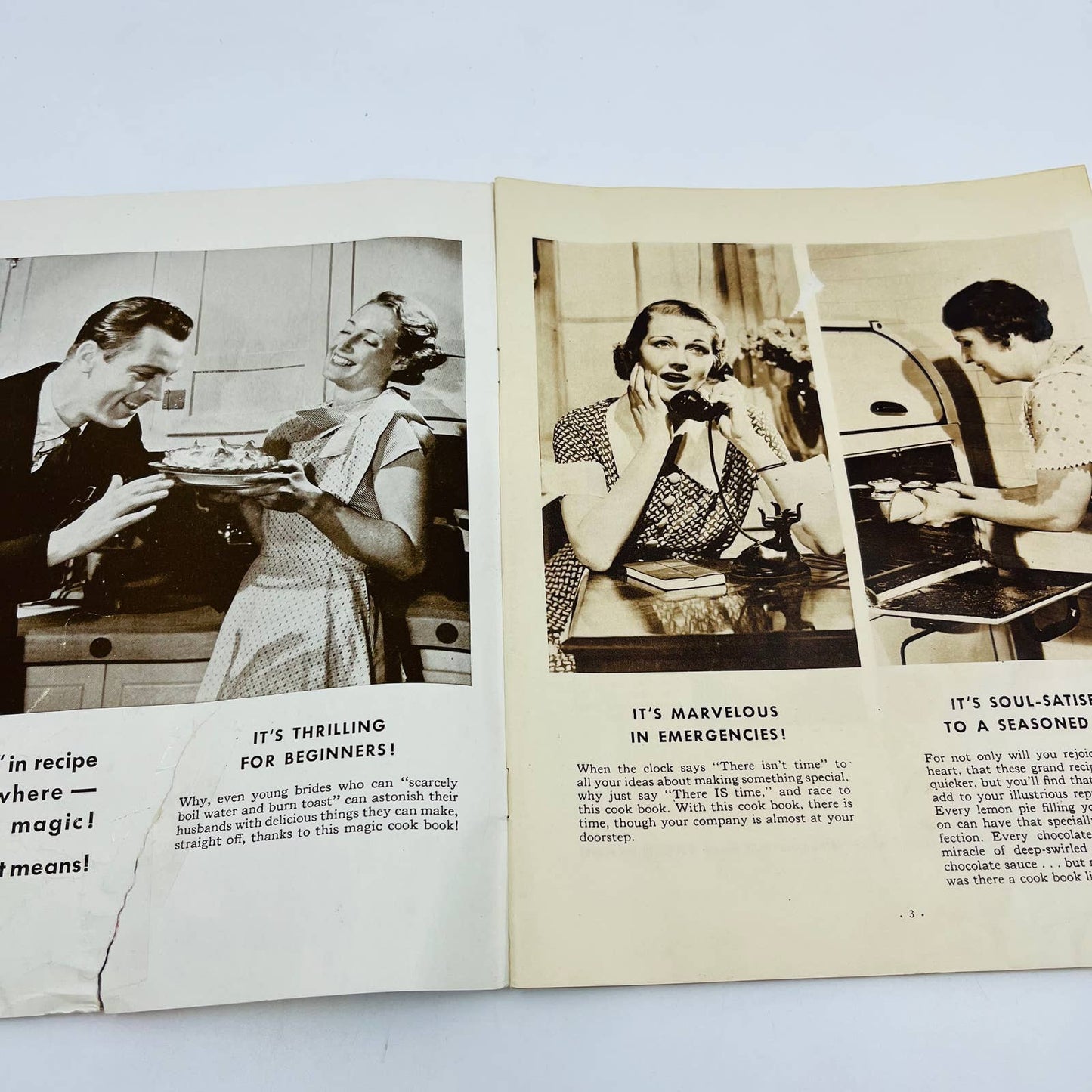 1936 Magic Recipes Quicker, Easier Surer to Succeed Cookbook TD7