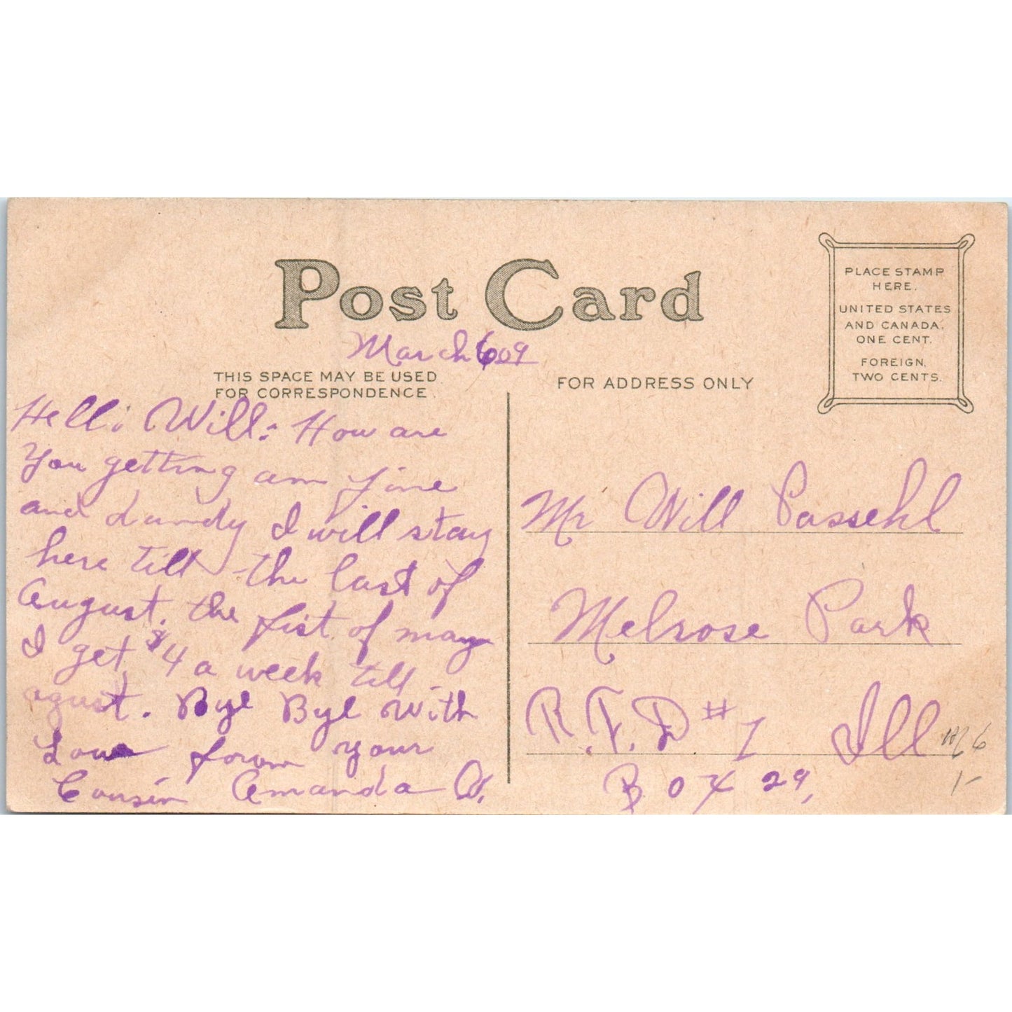 A Trip in Farmland Illustration 1909 Postcard P2-5