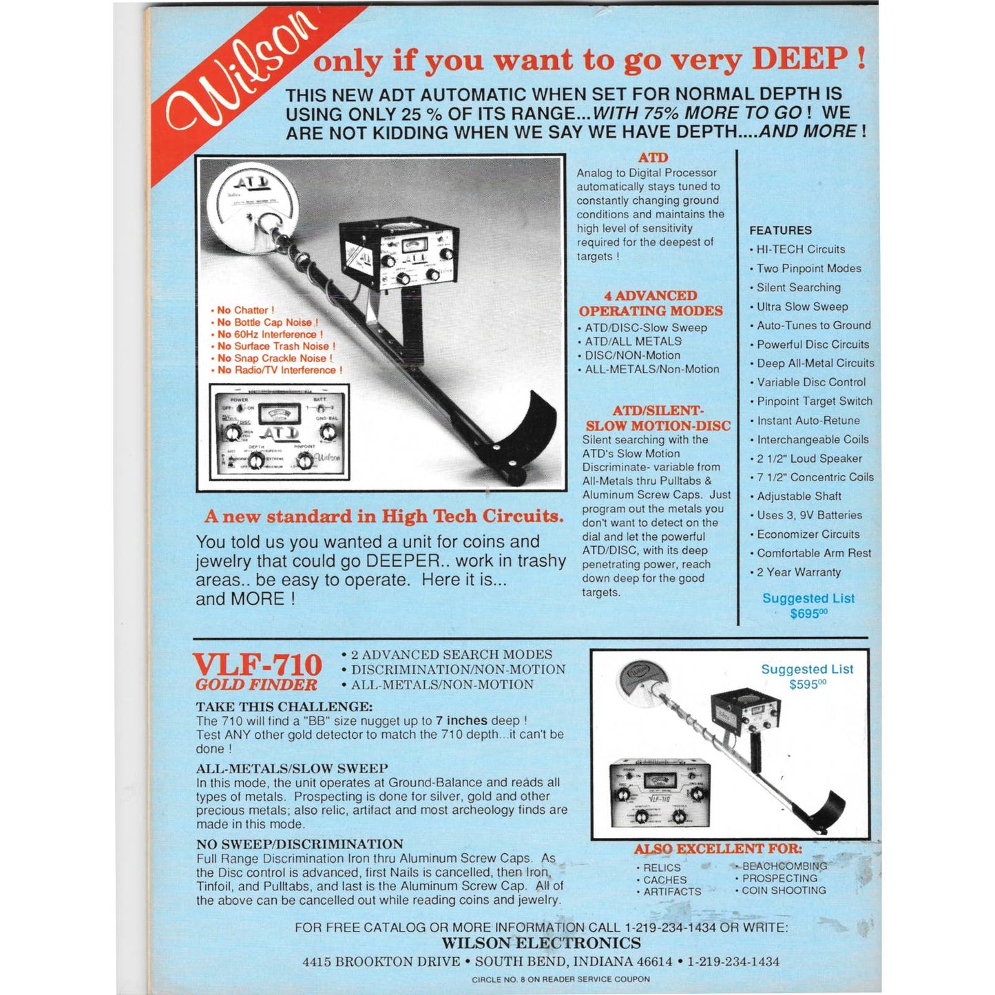 Treasure Search Magazine 1989 Jan/Feb Metal Detecting Gold Diamonds M2